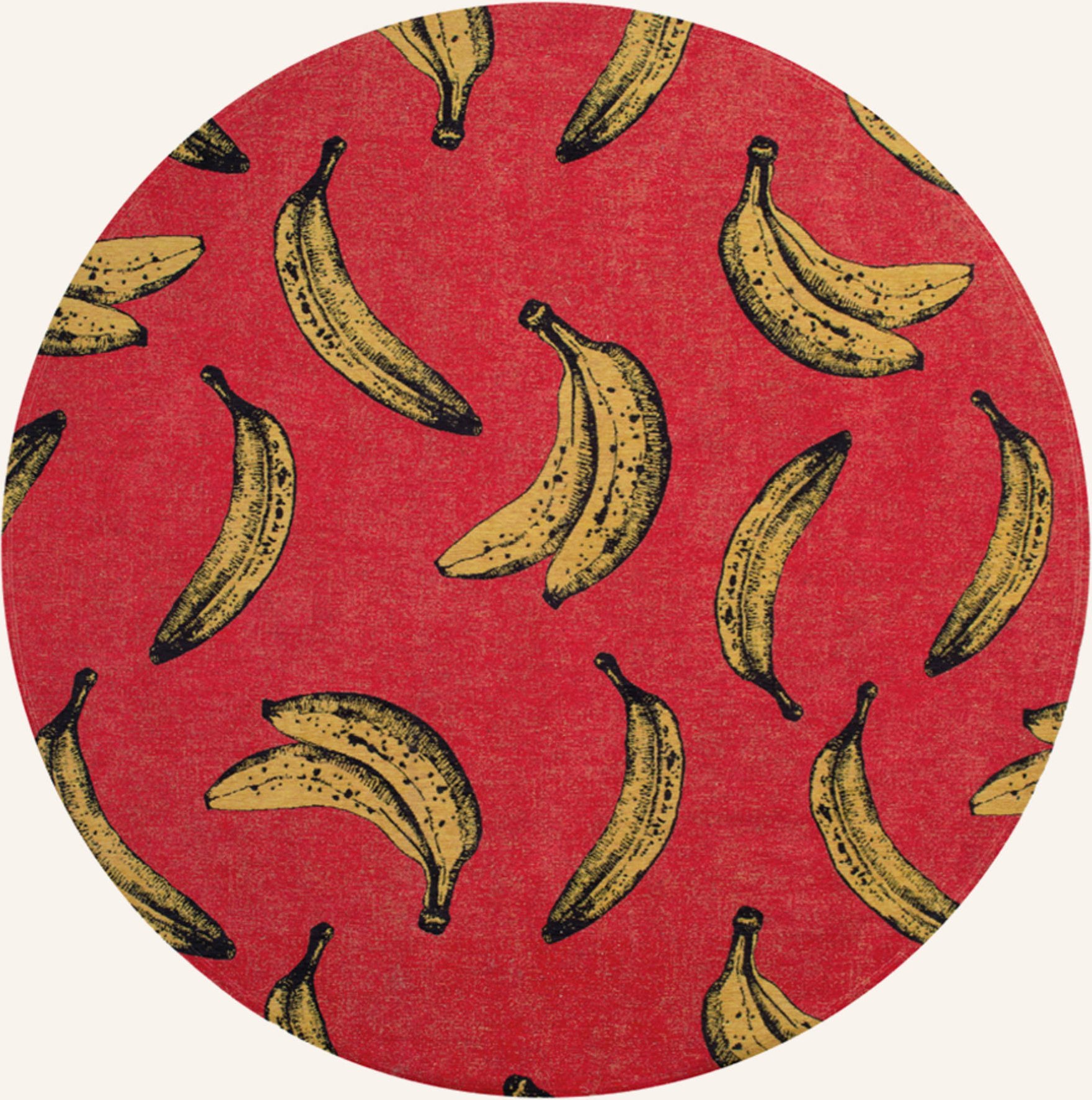 Thumbnail - Louis De Poortere Teppich Pop Banana rot