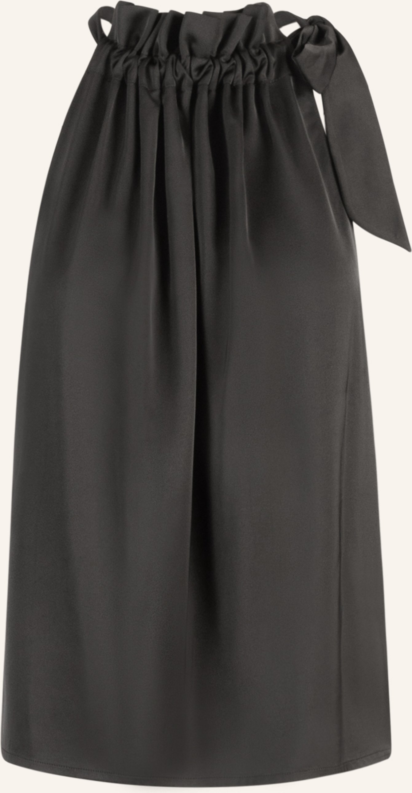 Apart Satinblusentop schwarz