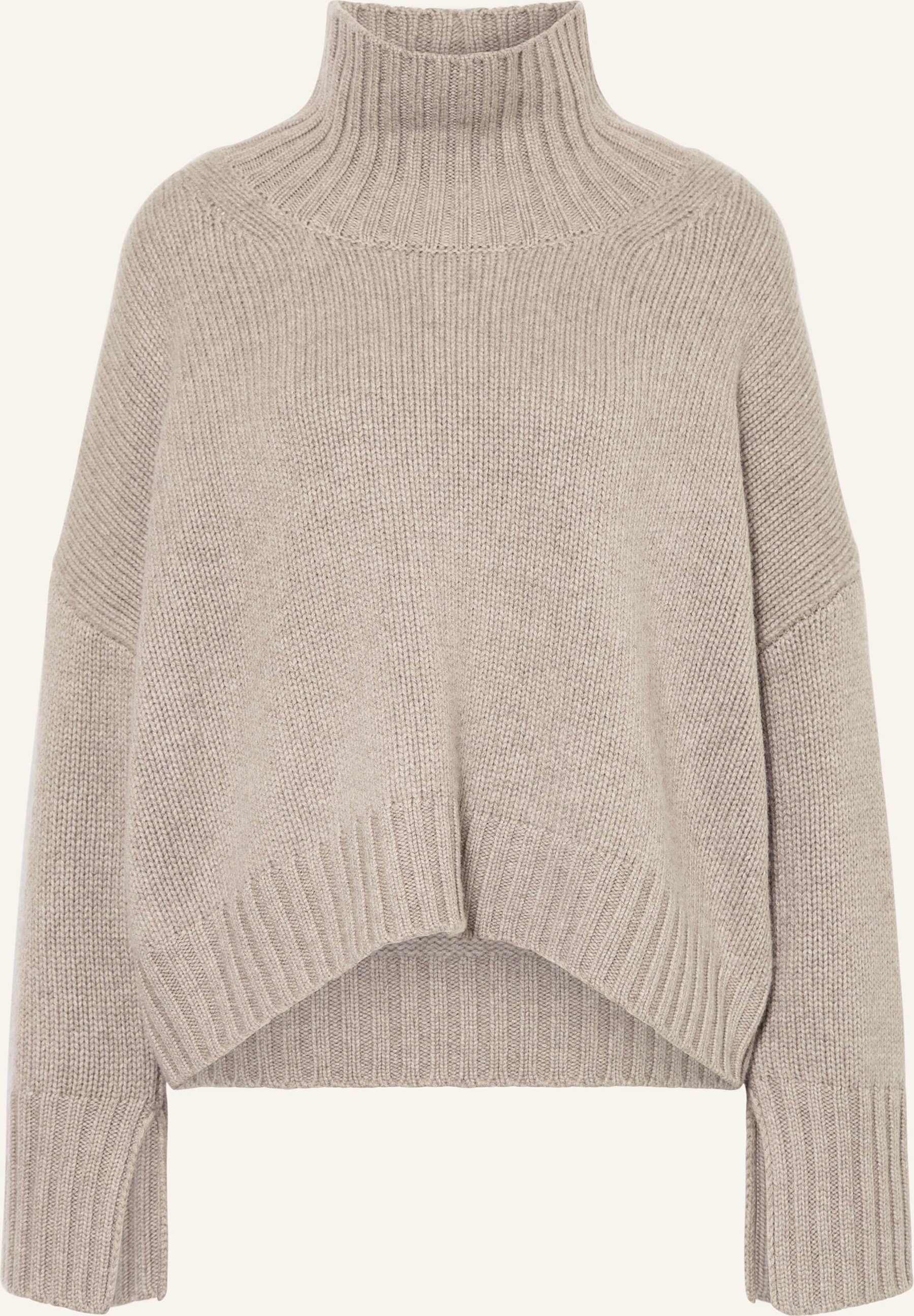 Soft Goat Rollkragenpullover Aus Cashmere grau