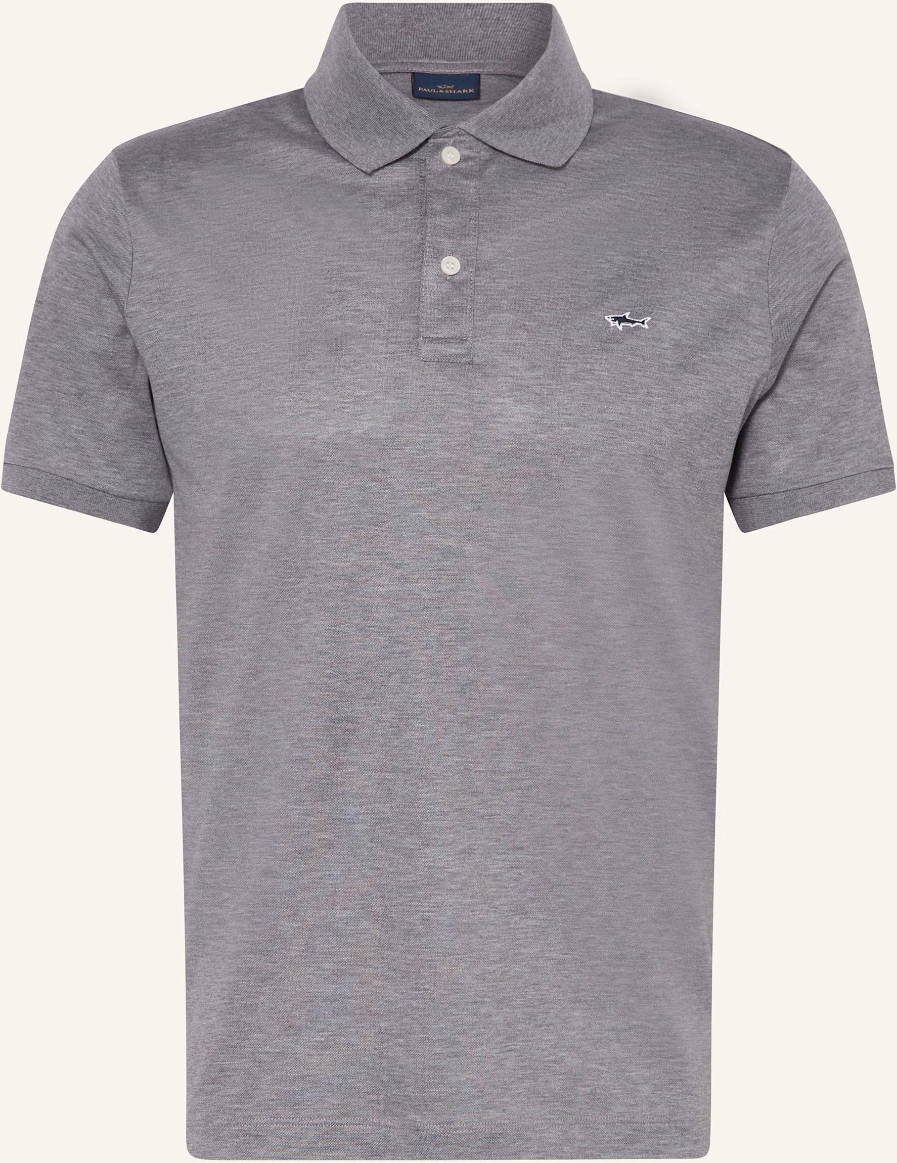 Thumbnail - Paul & Shark Piqué-Poloshirt grau