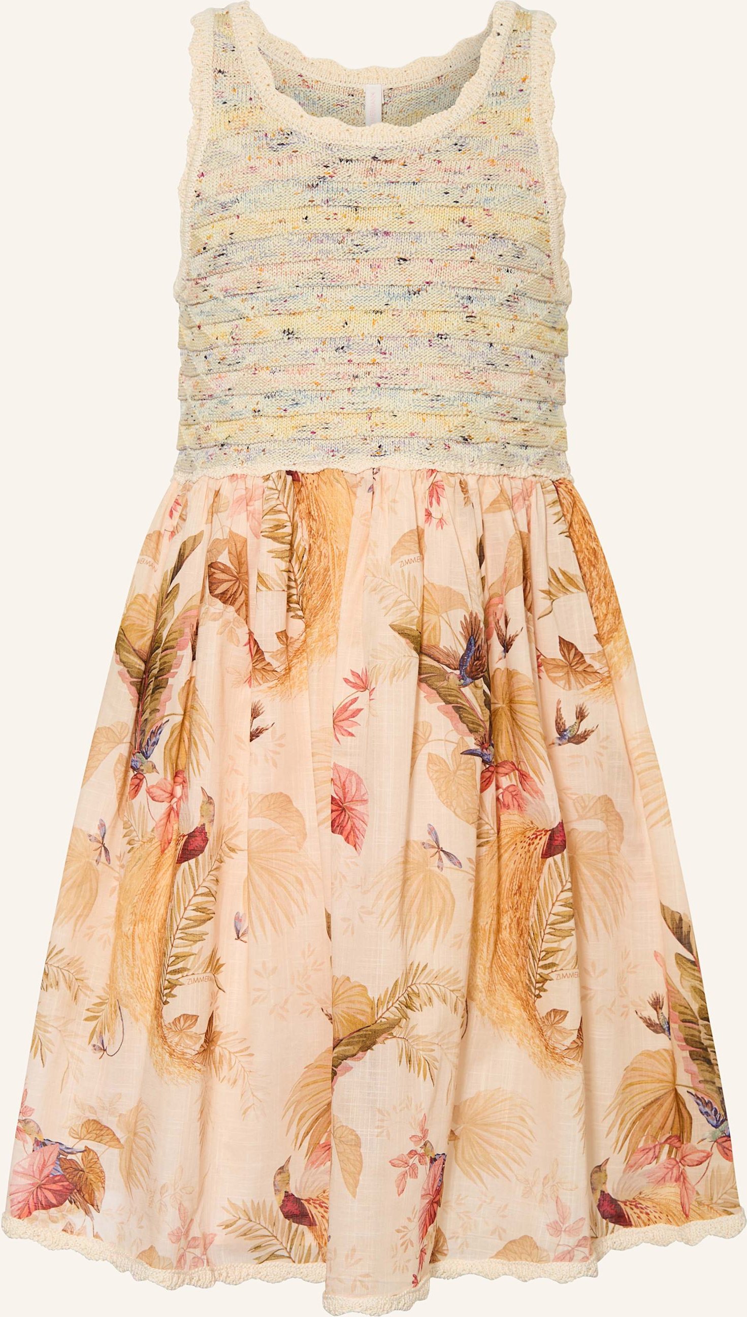 Thumbnail - Zimmermann Kleid Rhiannon Im Materialmix rosa