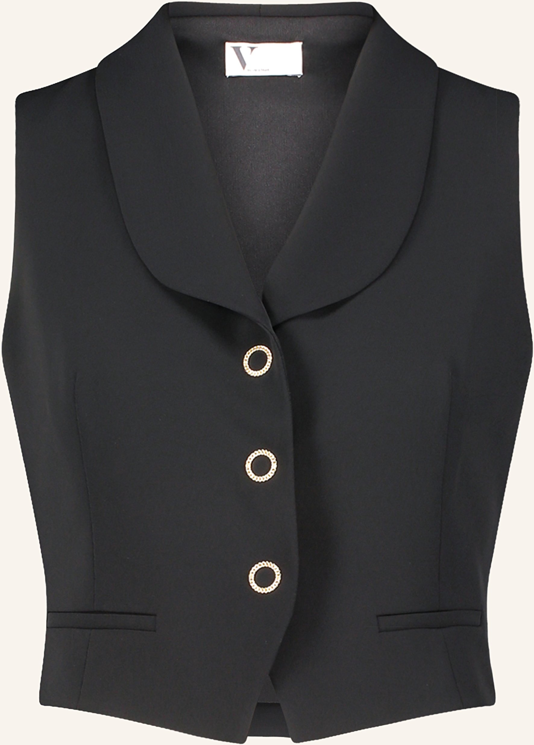 V By Vera Mont Blazerweste schwarz