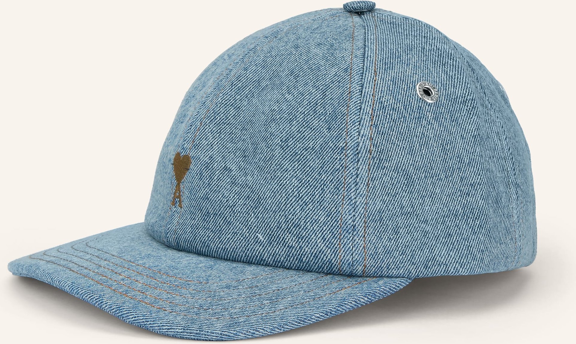 Ami Paris Jeans-Cap blau