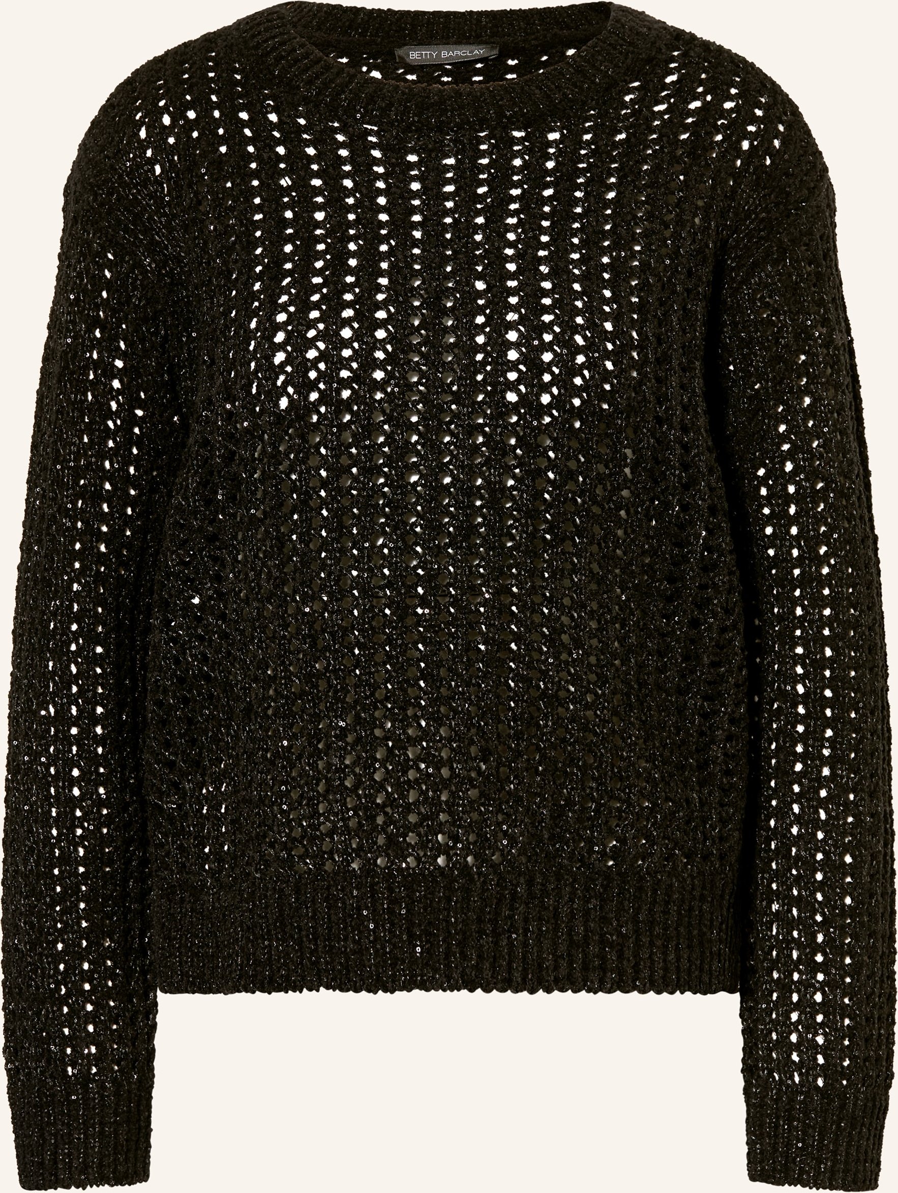 Betty Barclay Pullover Mit Pailletten schwarz