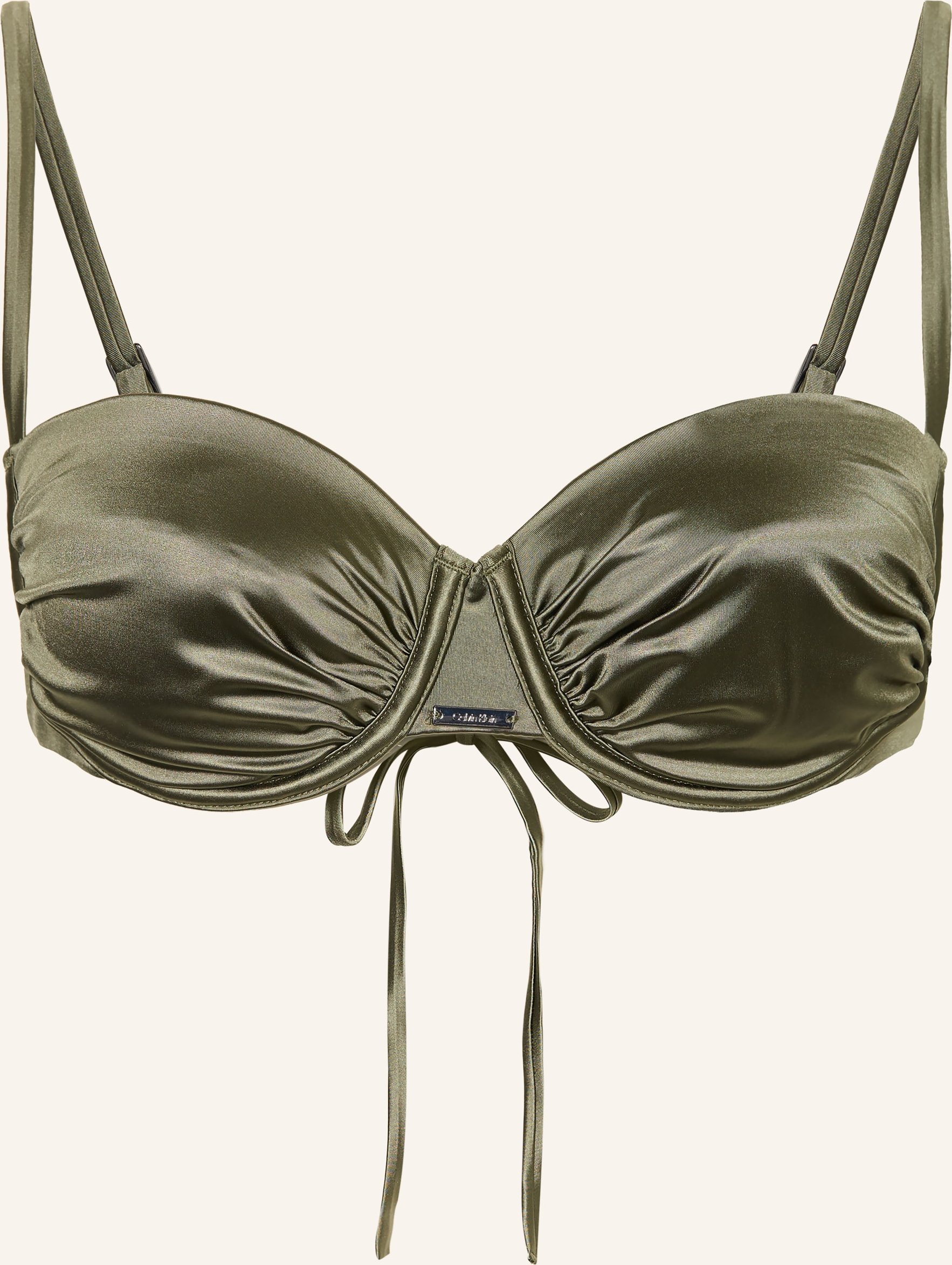 Calvin Klein Bügel-Bikini-Top Ck Shine gruen