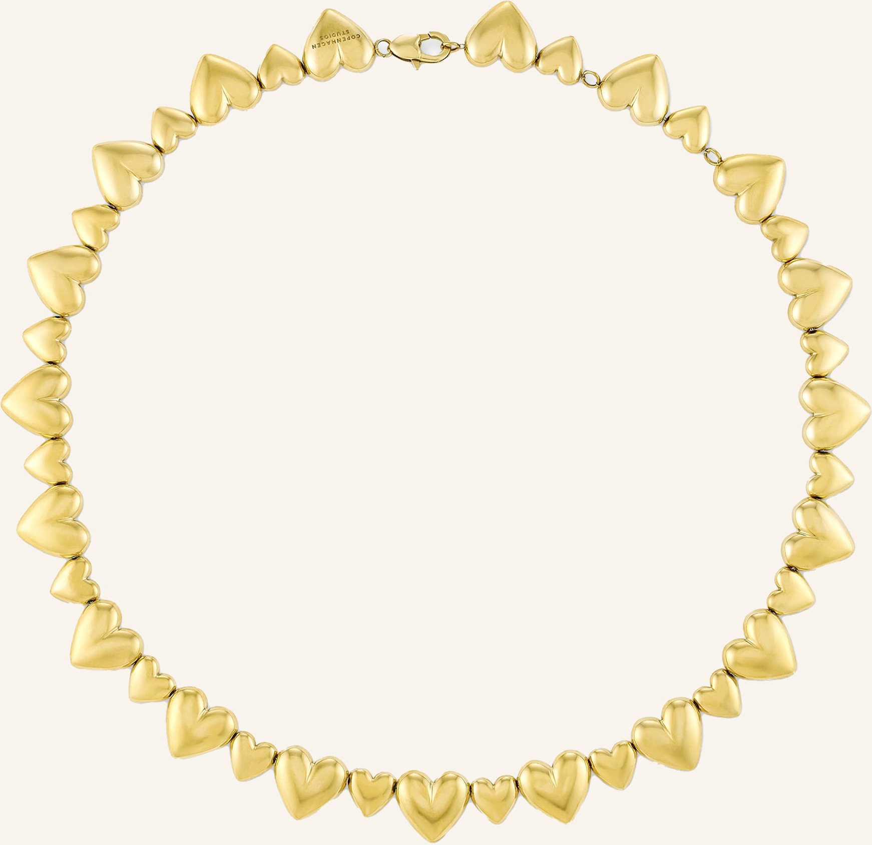 Copenhagen Studios Halskette Aus Edelstahl gold