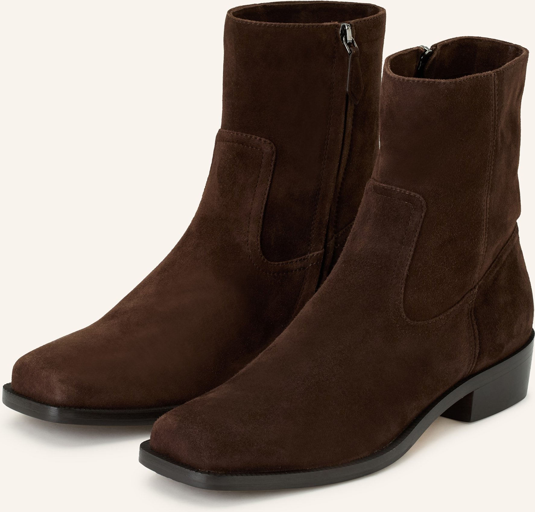 Aquazzura Stiefeletten Outlaw braun