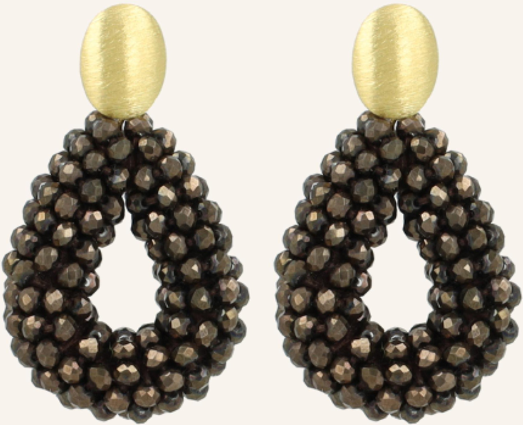 Lott.Gioielli Ohrhänger Berry Metallic Brown By Glambou gold