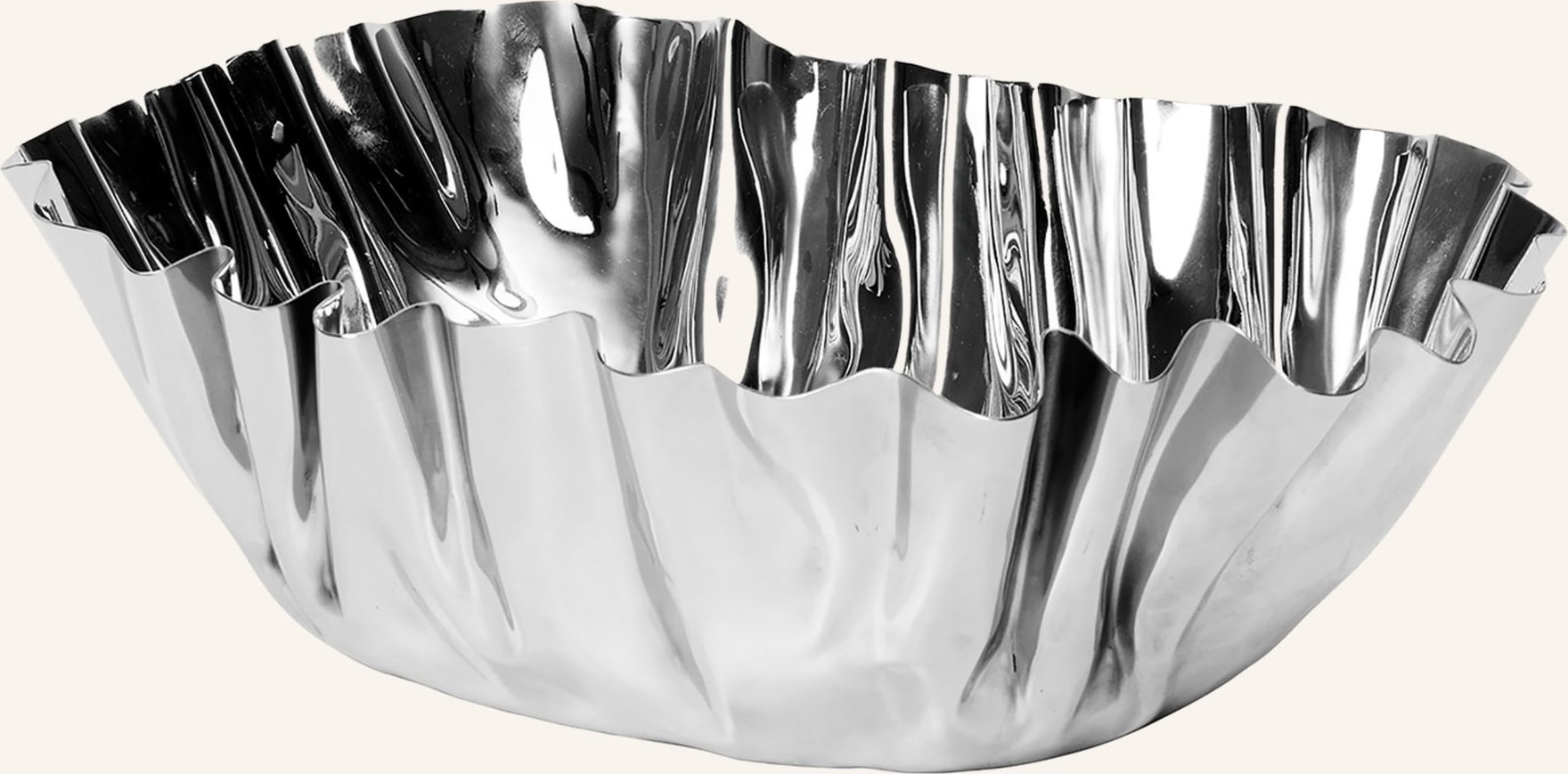 Ferm Living Schale Tydra Large silber