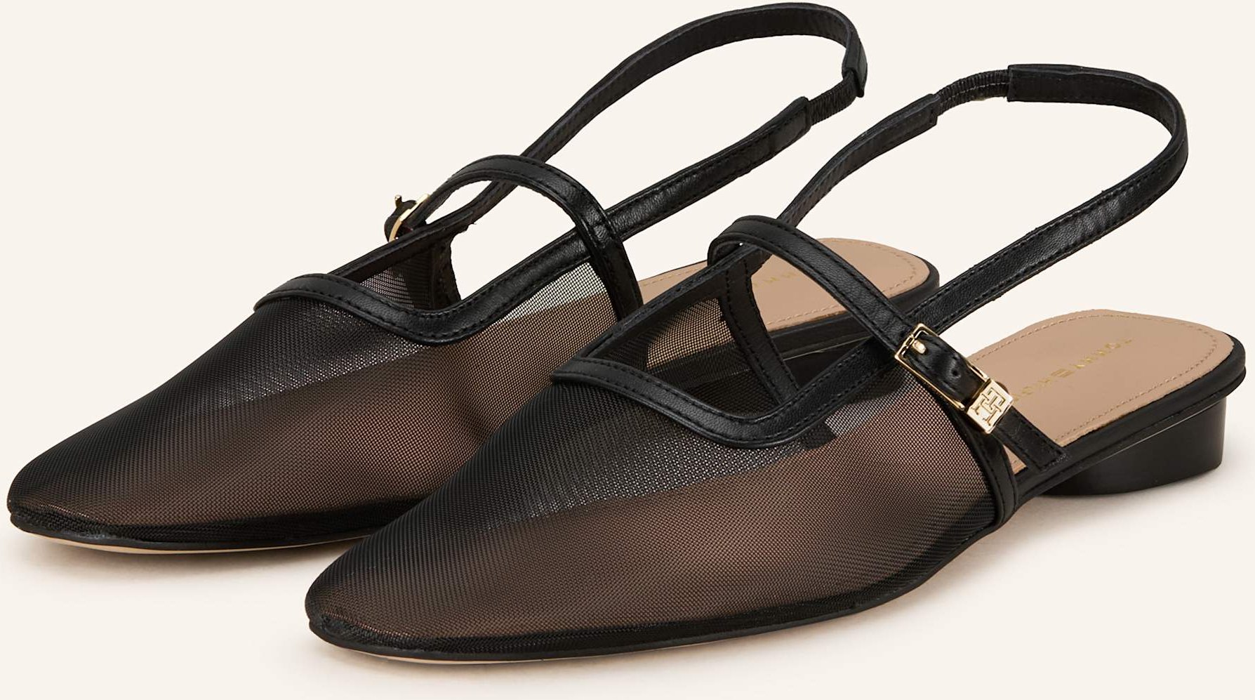 Tommy Hilfiger Slingballerinas schwarz