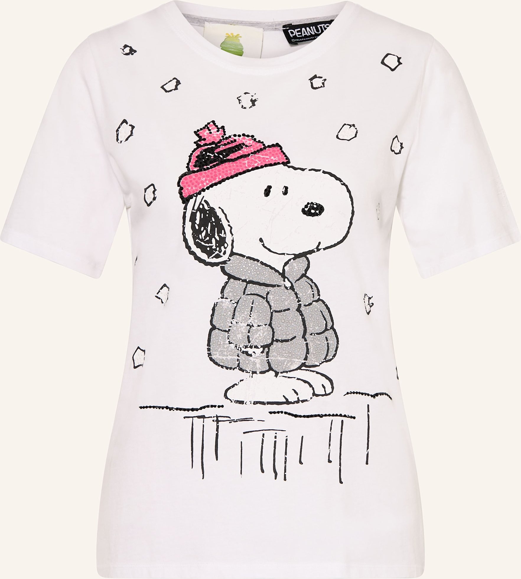 Princess Goes Hollywood T-Shirt Mit Schmucksteinen weiss