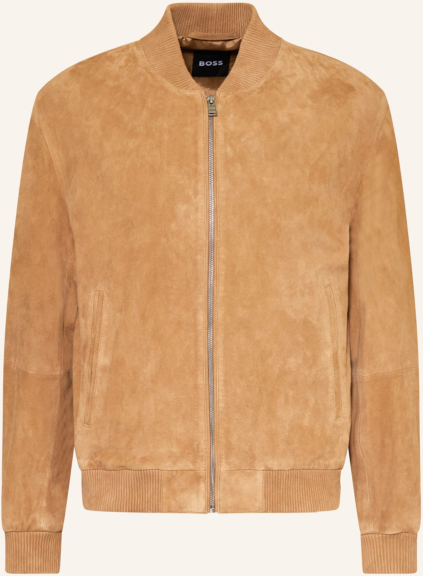 Thumbnail - Boss Lederblouson Muller beige