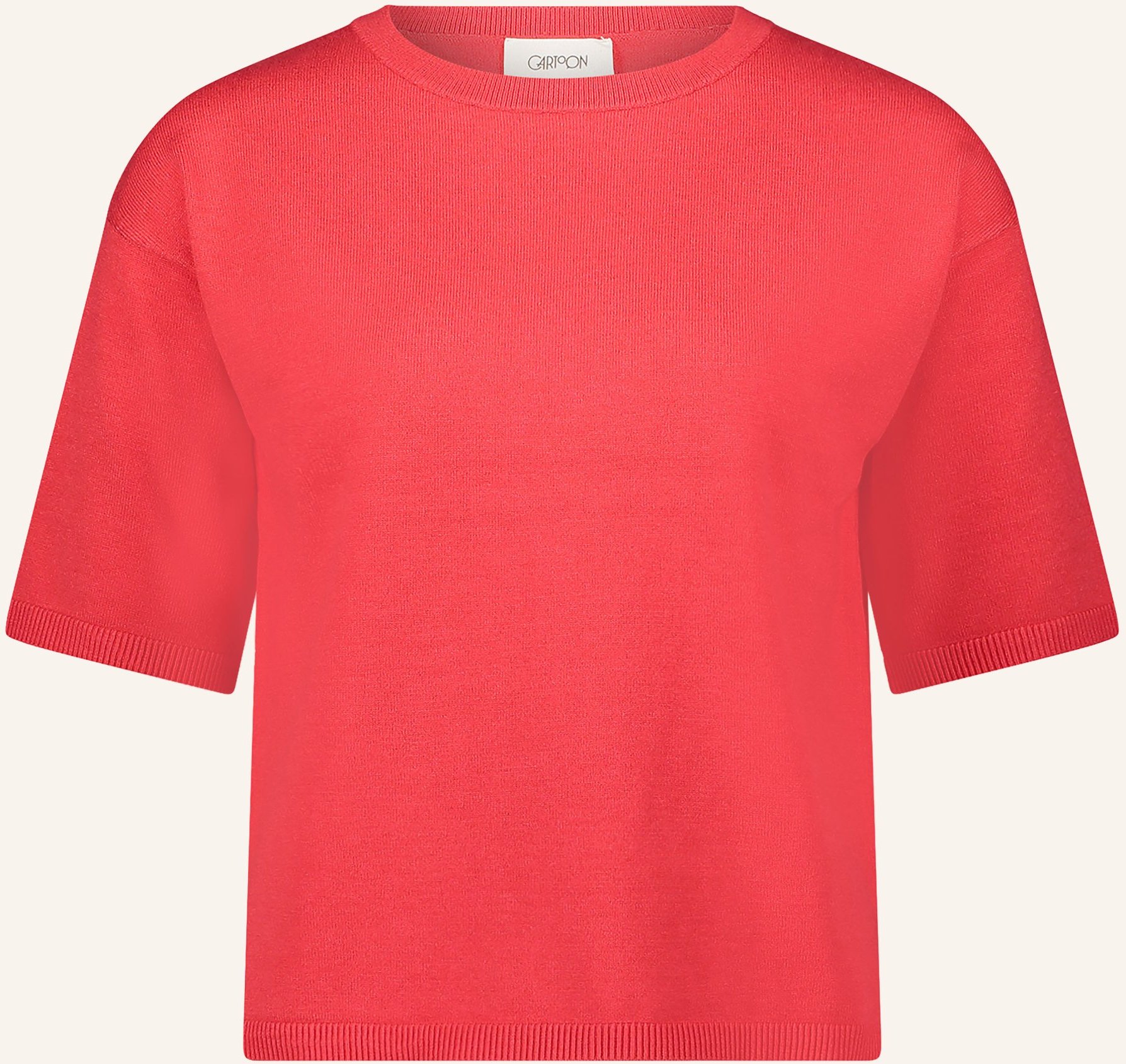 Cartoon Strickshirt rot