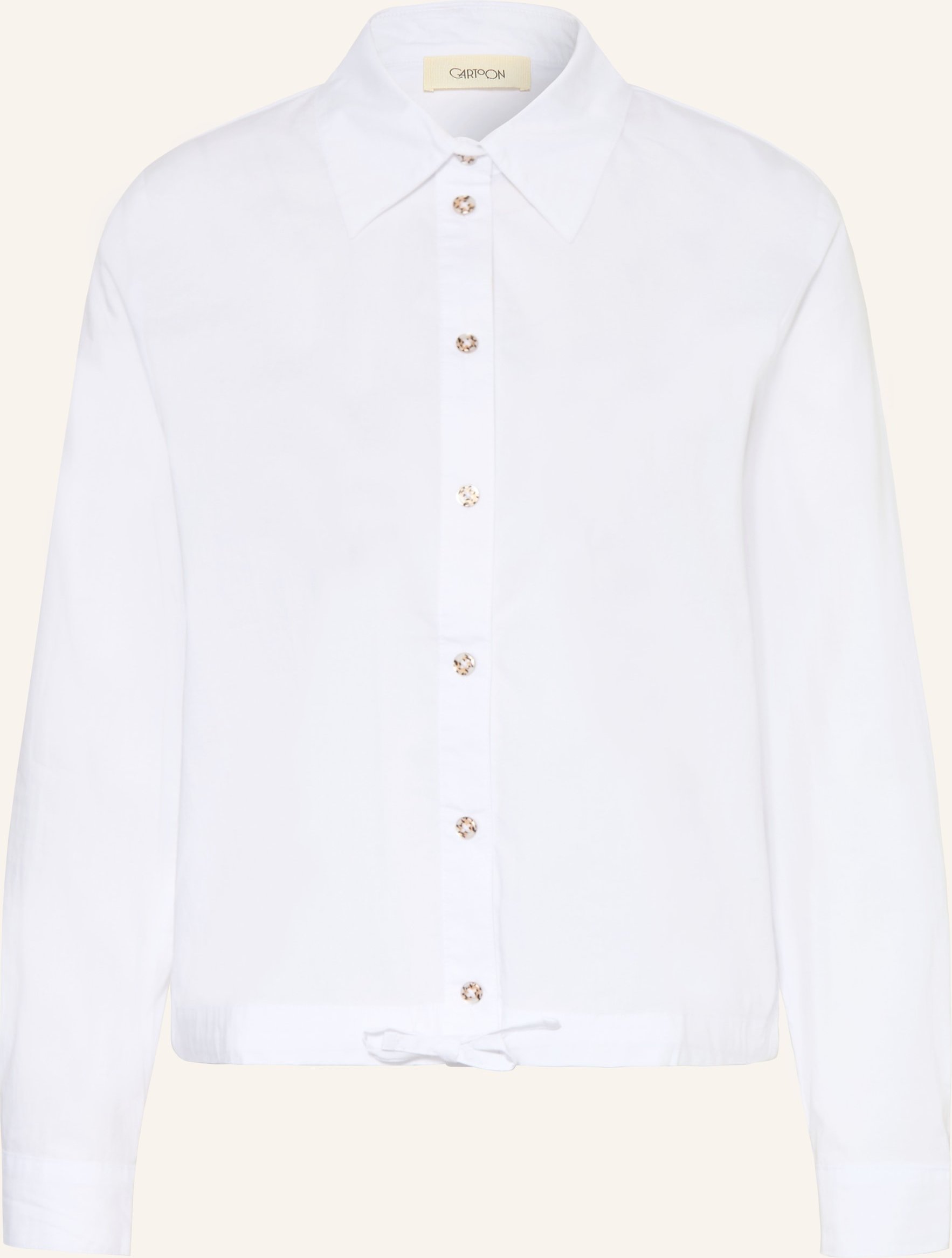 Cartoon Hemdbluse weiss