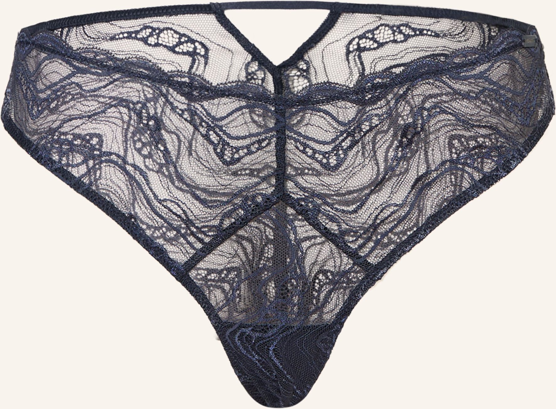 Calvin Klein Slip Sensual Stretch Lace blau