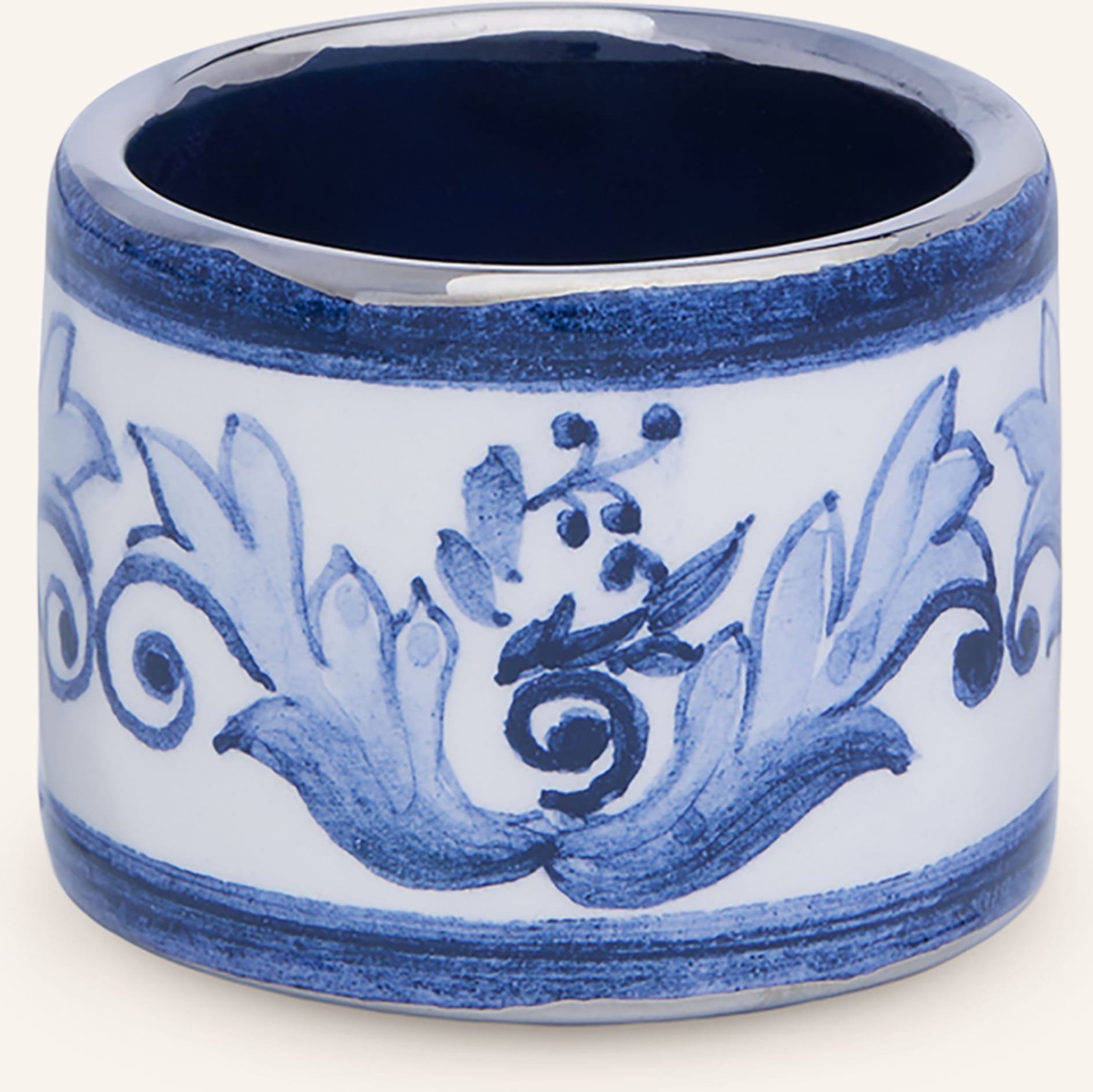 Thumbnail - Dolce & Gabbana Casa 2er-Set Serviettenringe blau