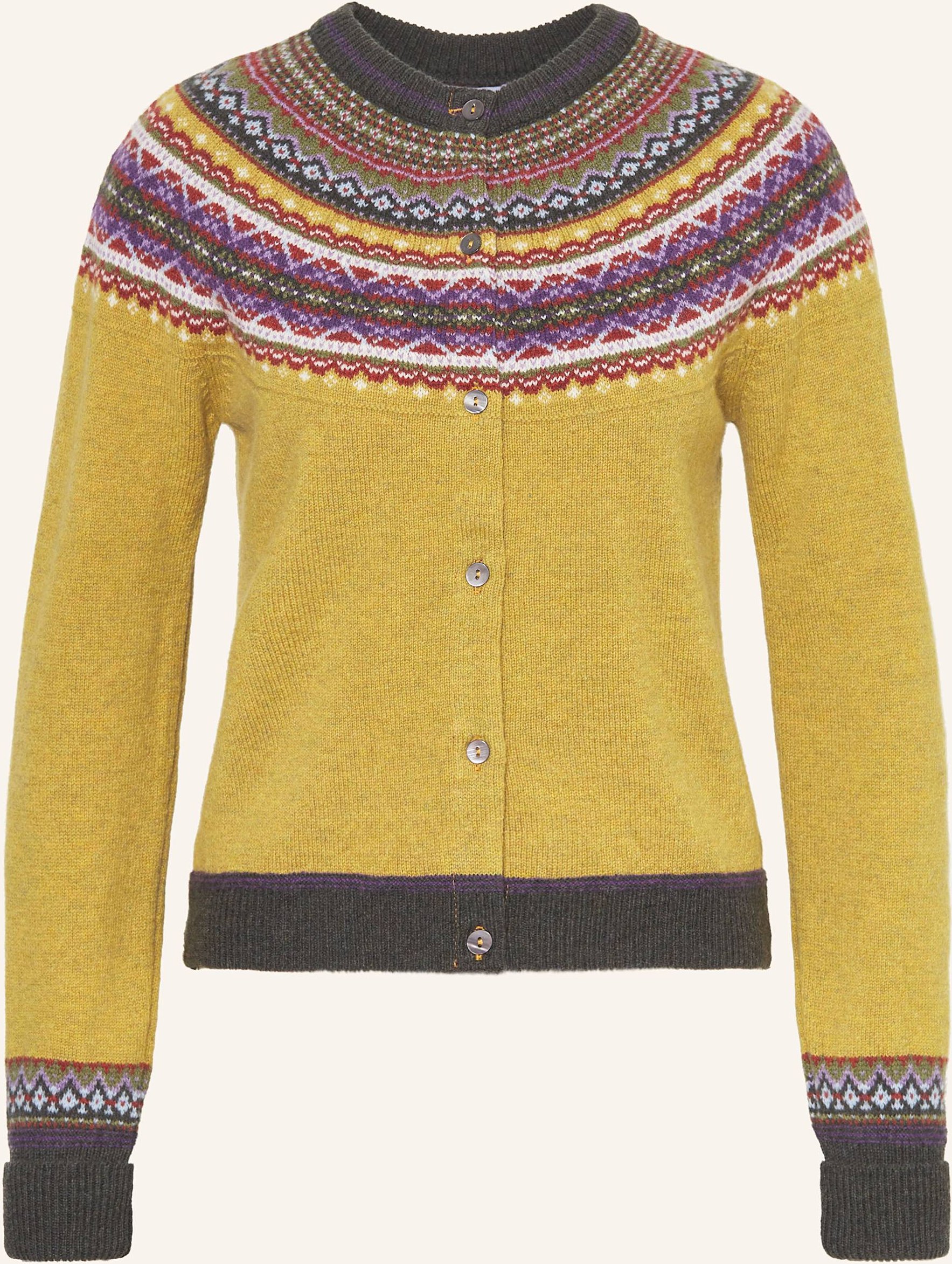 Eribé Strickjacke Alpine gelb