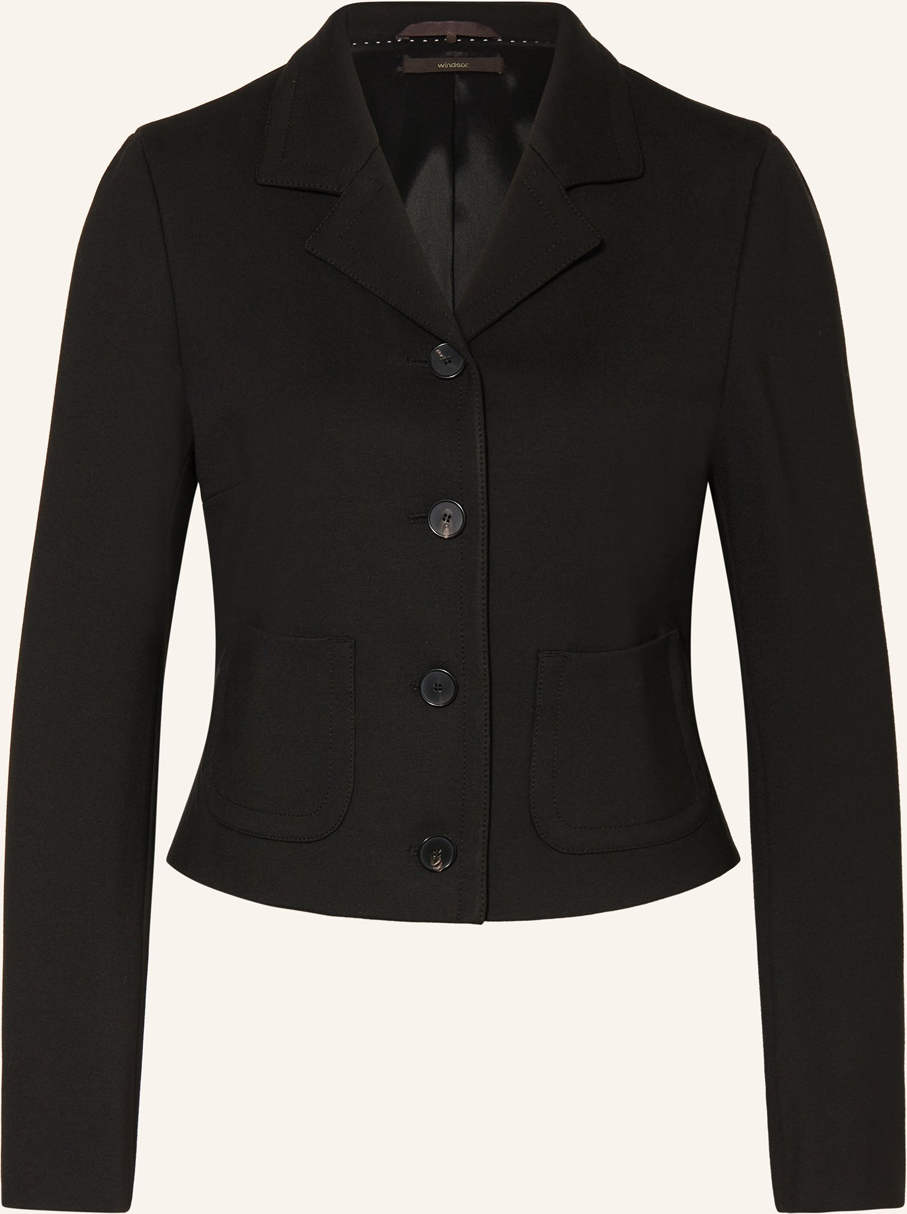 Windsor. Kastenjacke schwarz