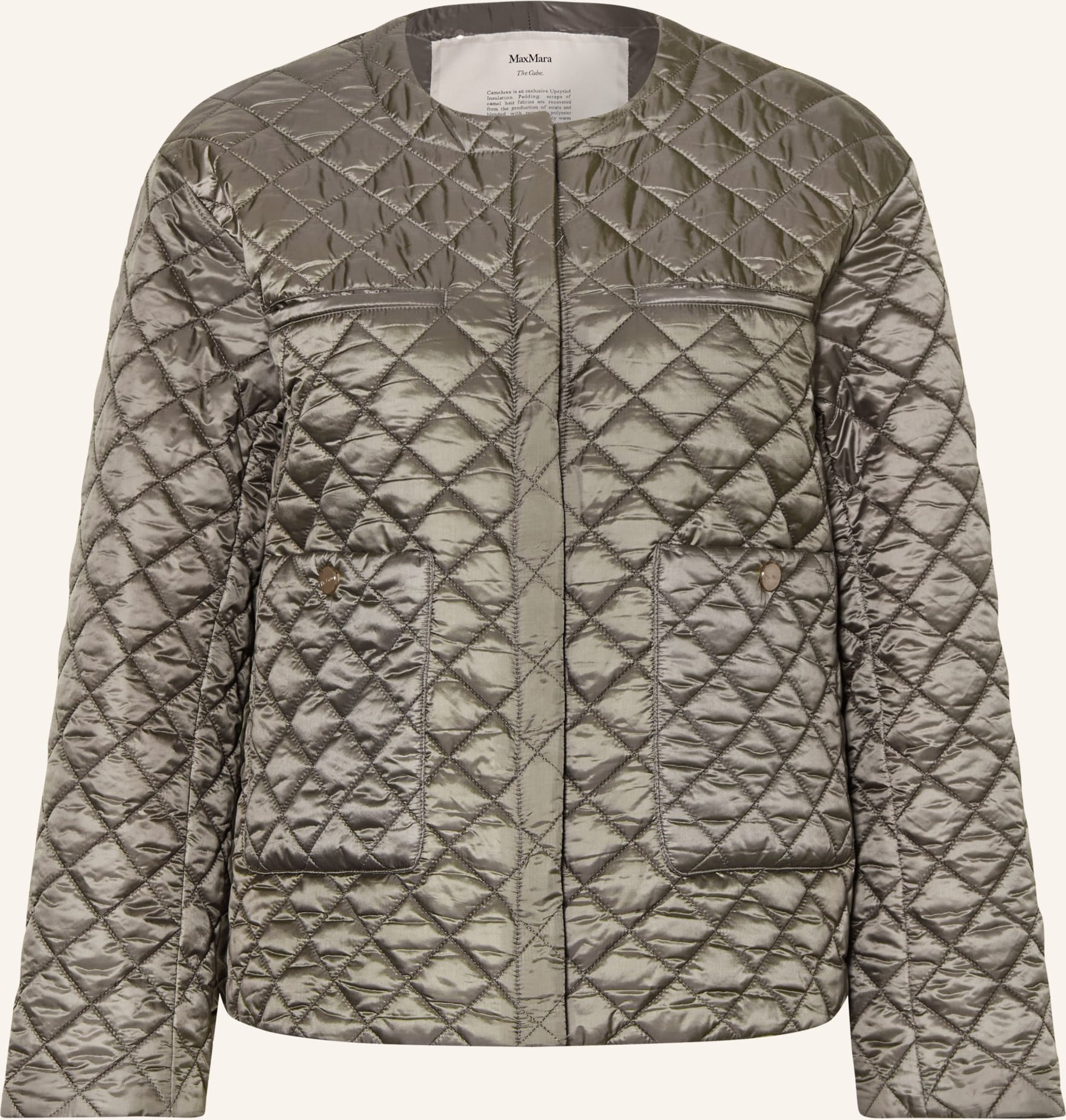 Max Mara The Cube Steppjacke Gioiosa grau