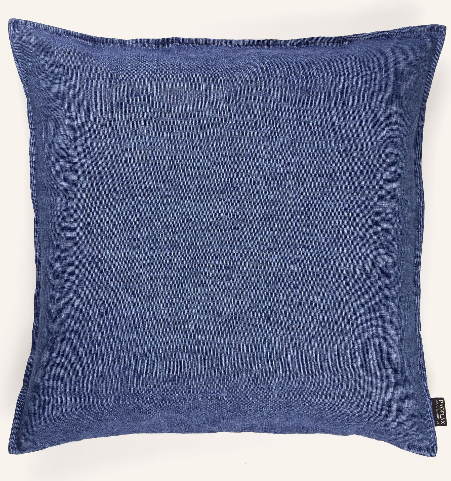 Proflax Dekokissenhülle Aus Leinen blau