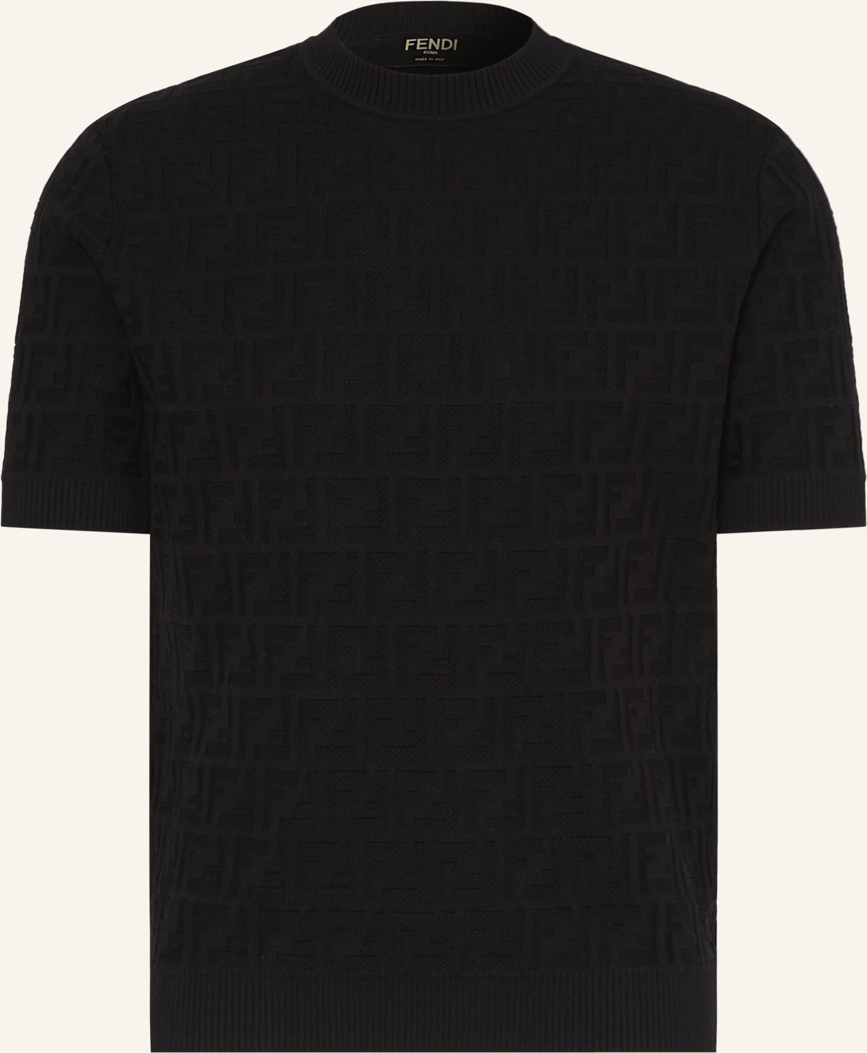 Fendi Strickshirt schwarz