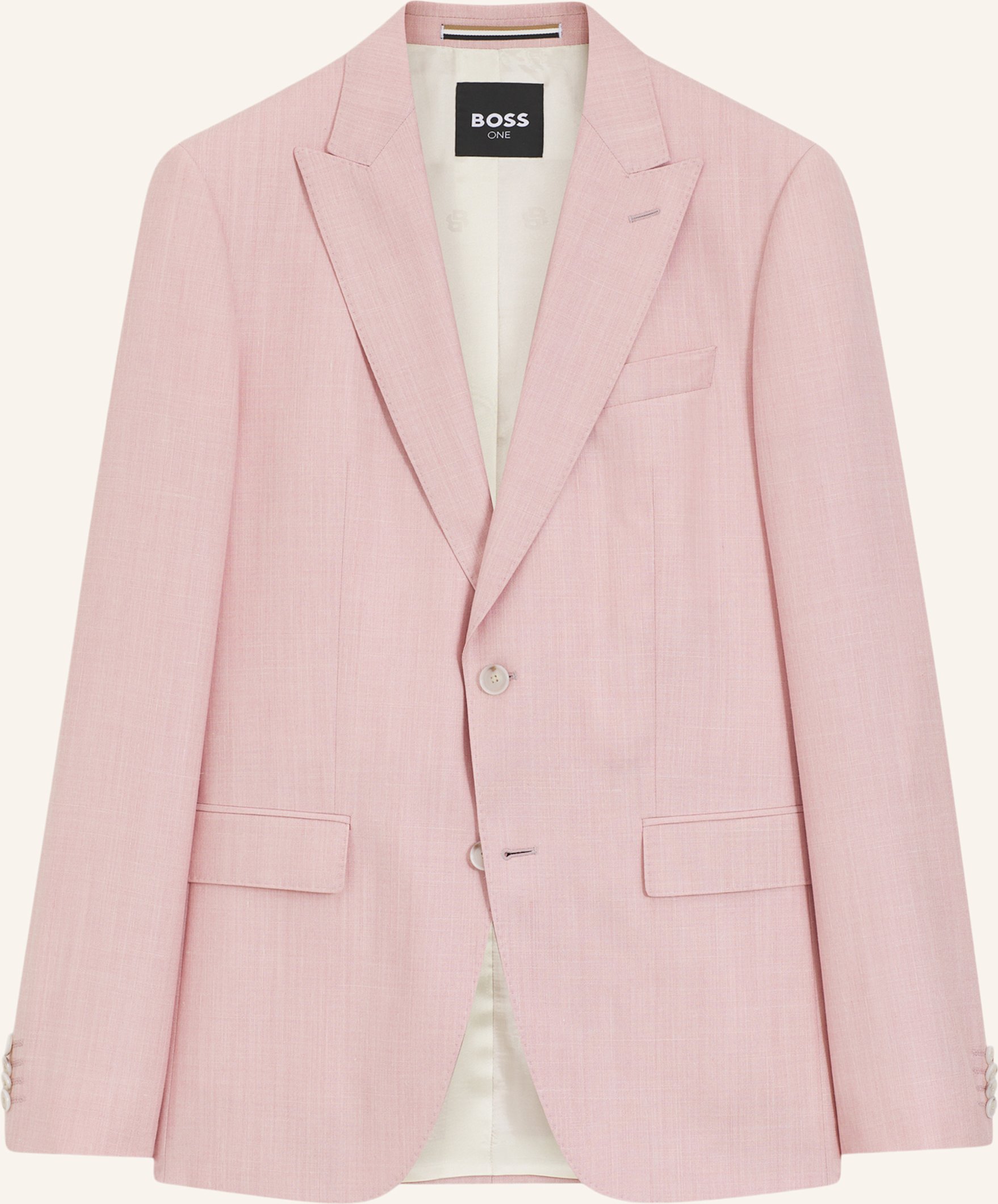 Boss Blazer H-Huge-b1-Peak-262 Slim Fit pink