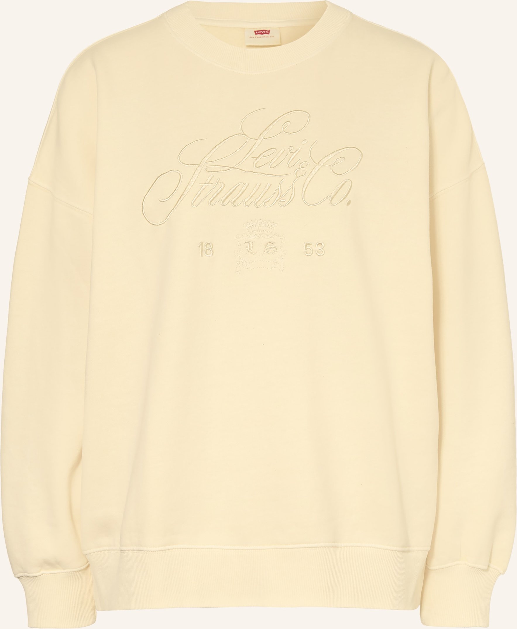 Levi's® Oversized-Sweatshirt gelb