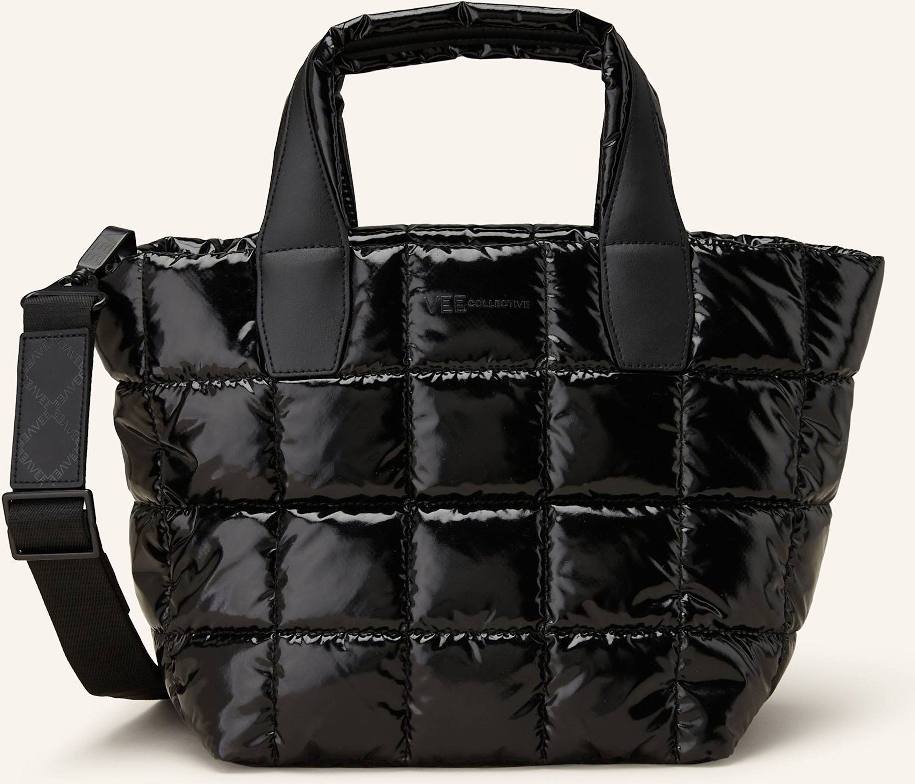 Vee Collective Shopper Porter Tote Small Mit Pouch schwarz