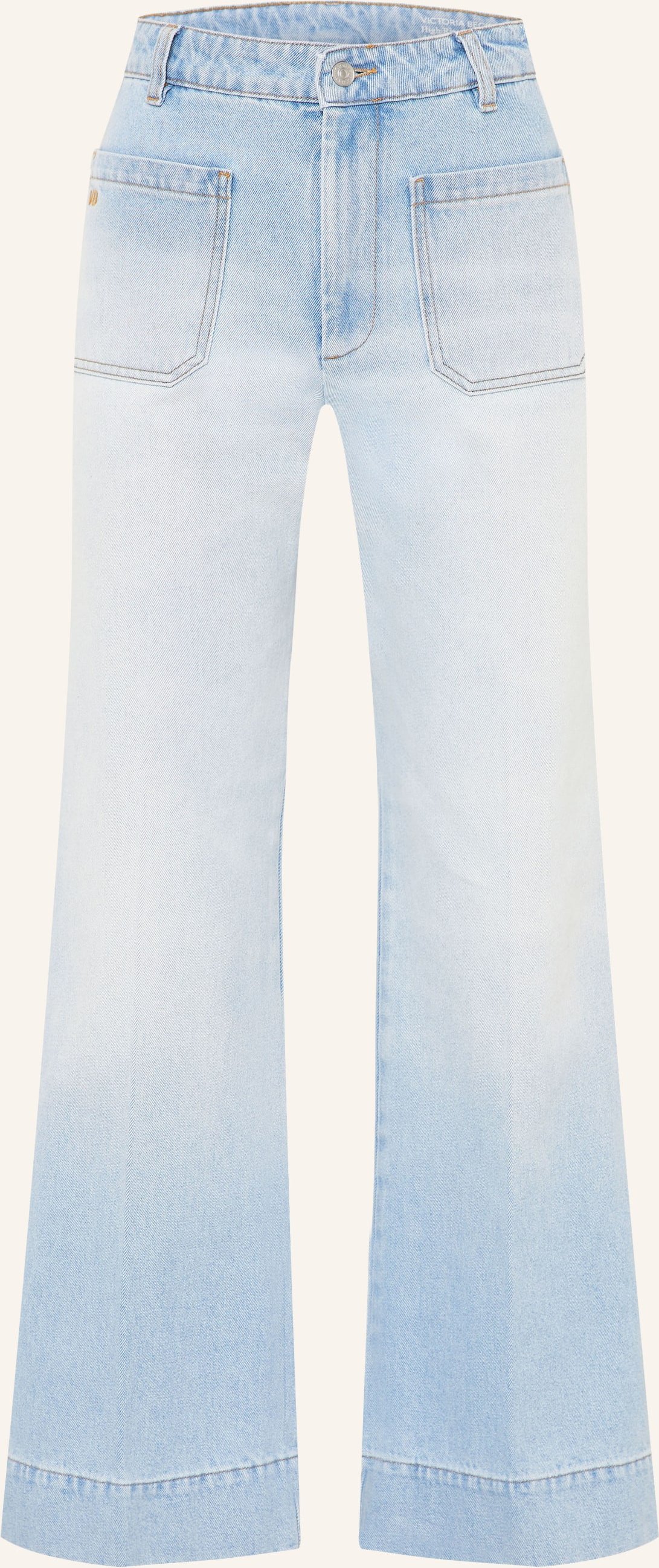 Victoria Beckham Wide Leg Jeans Alina blau