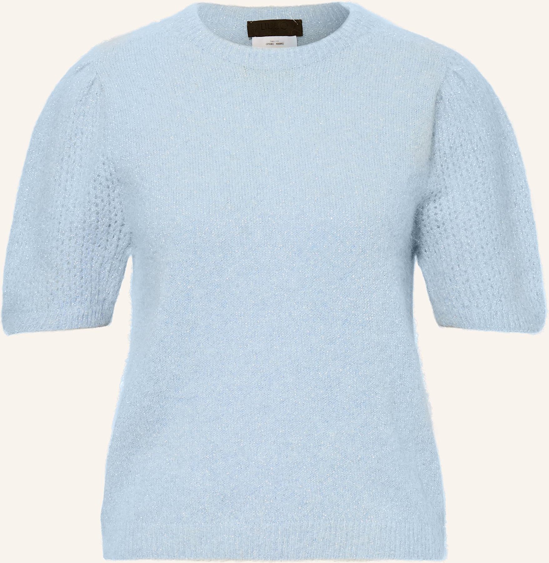 Thumbnail - Liu Jo Strickshirt Mit Alpaka blau