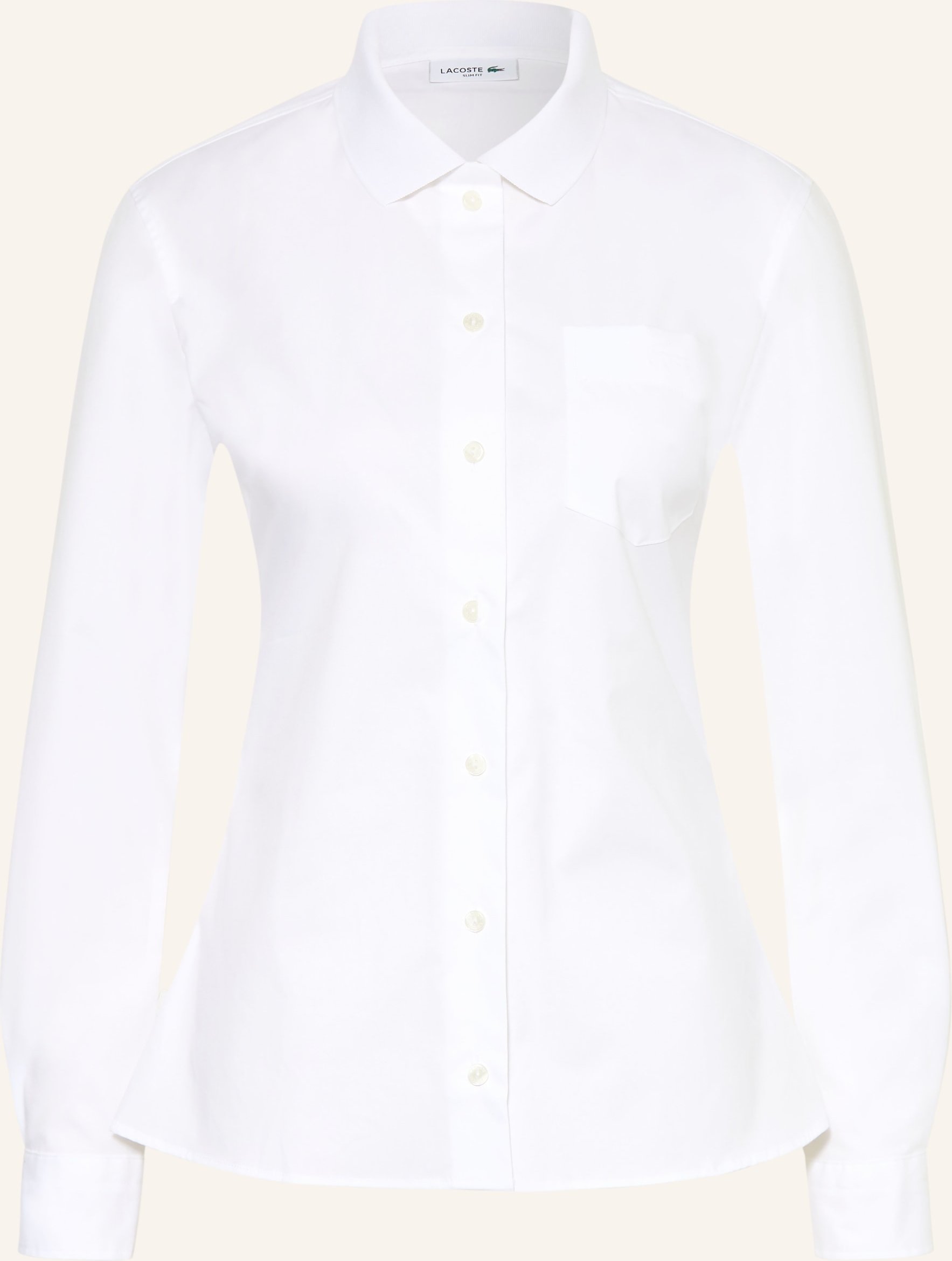 Lacoste Hemdbluse weiss