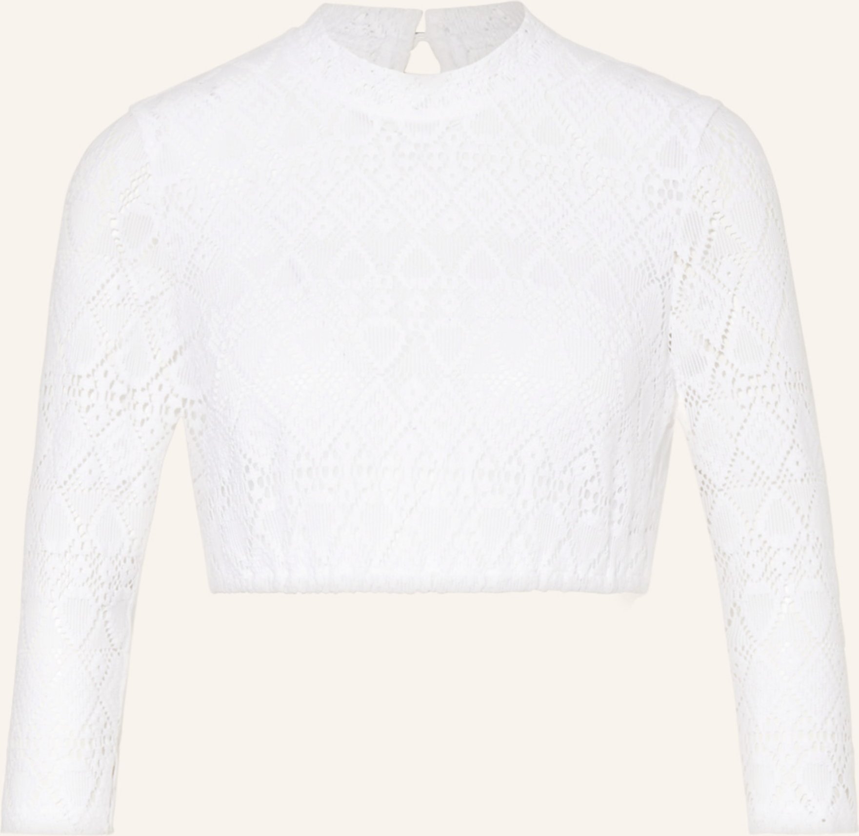 Waldorff Dirndlbluse Aus Spitze weiss