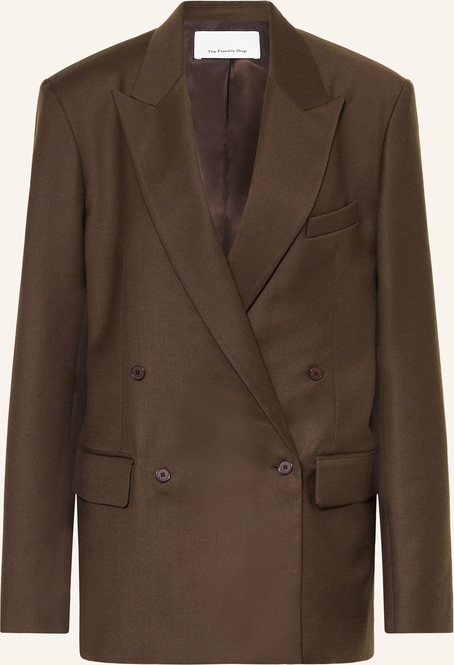 The Frankie Shop Oversized-Blazer Newark braun