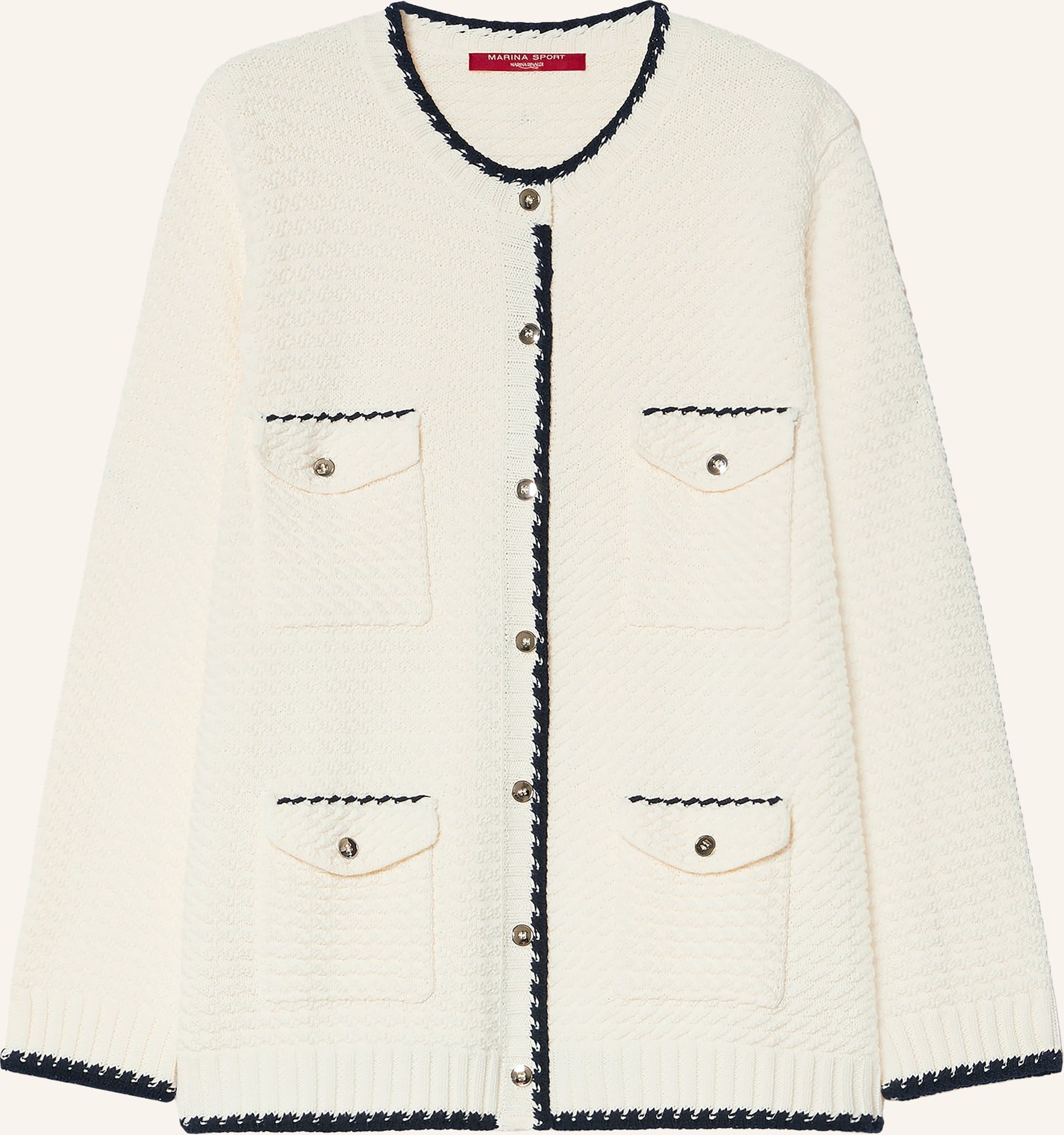 Marina Rinaldi Strickjacke Armony weiss