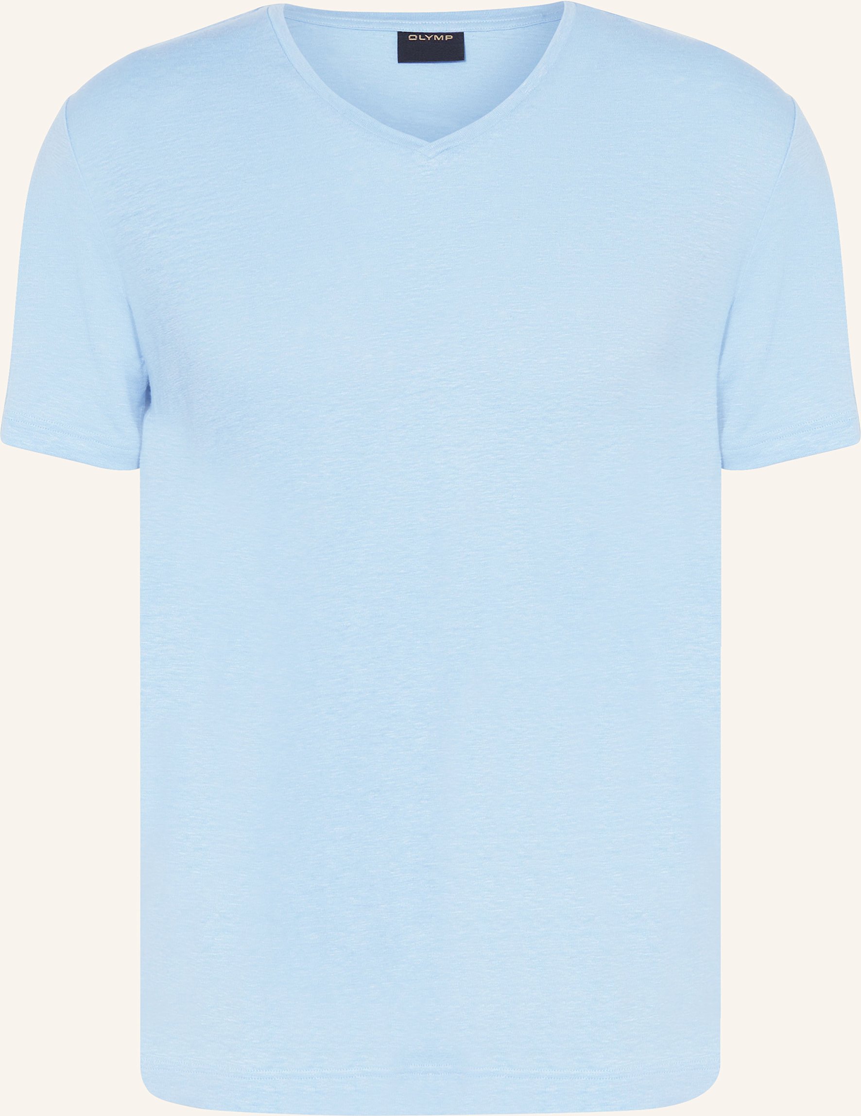 Olymp T-Shirt Aus Leinen blau