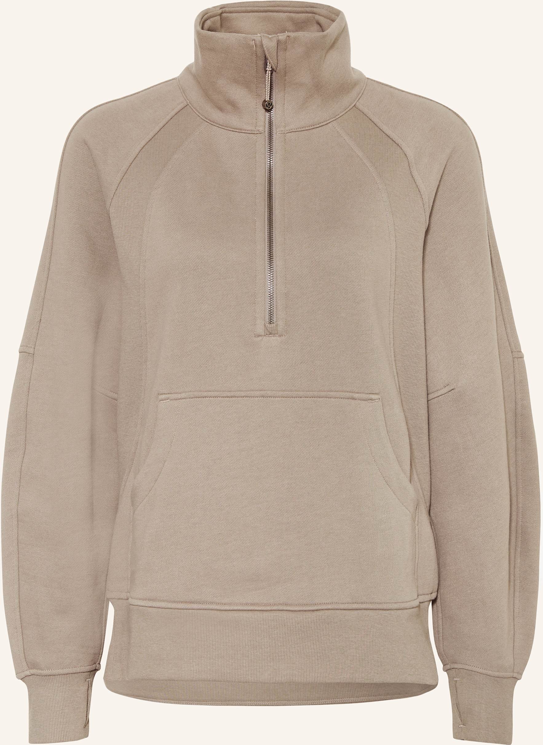 Lululemon Oversized-Sweatshirt Scuba Oversized Funnell Neck grau