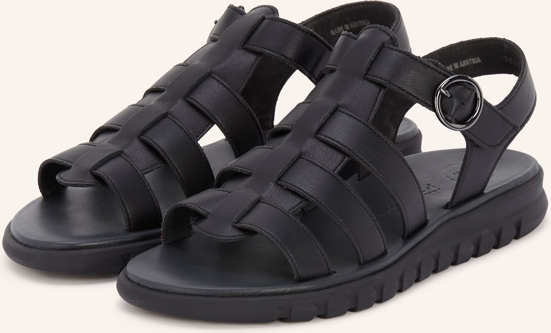 Paul Green Sandalen schwarz