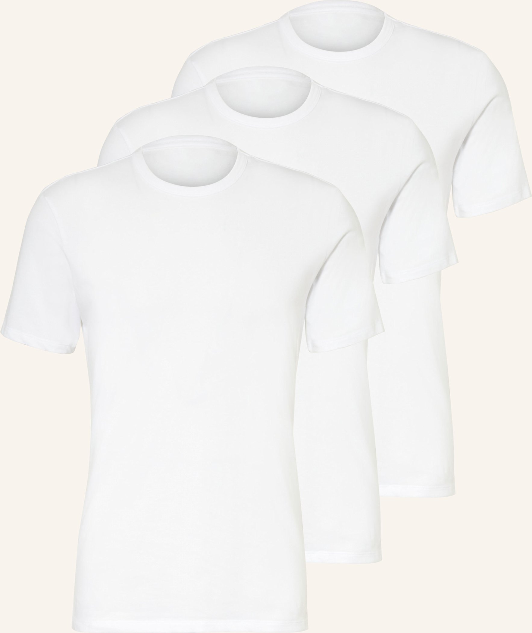 Calvin Klein 3er-Pack T-Shirts Cotton Stretch Blend weiss