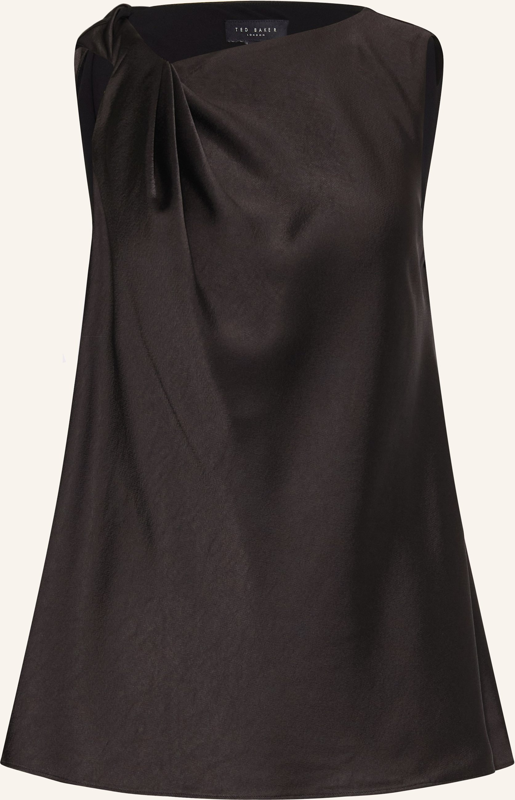 Ted Baker Top Miona Aus Satin schwarz