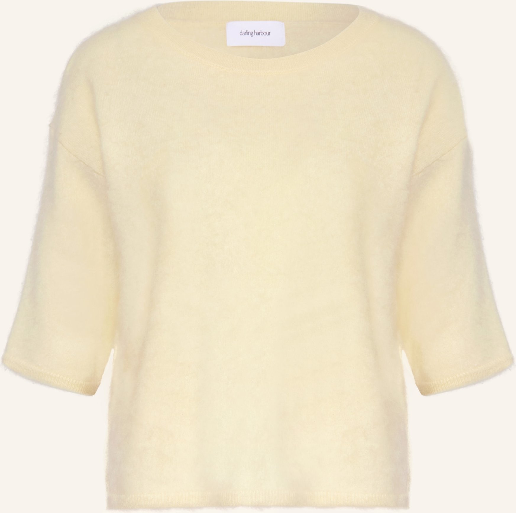 Darling Harbour Cashmere-Pullover Mit 3/4-Arm gelb