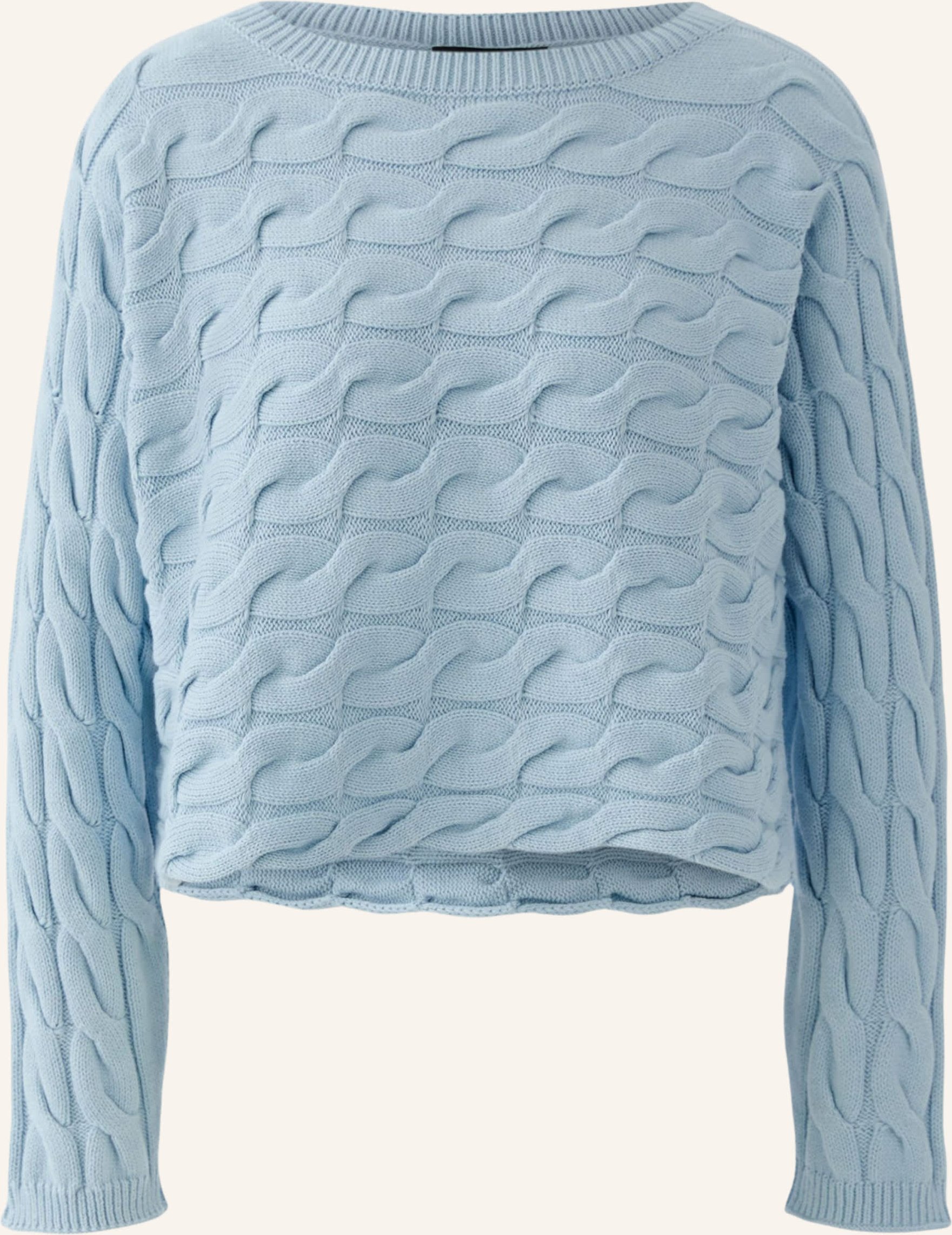 Oui Pullover Sirah blau