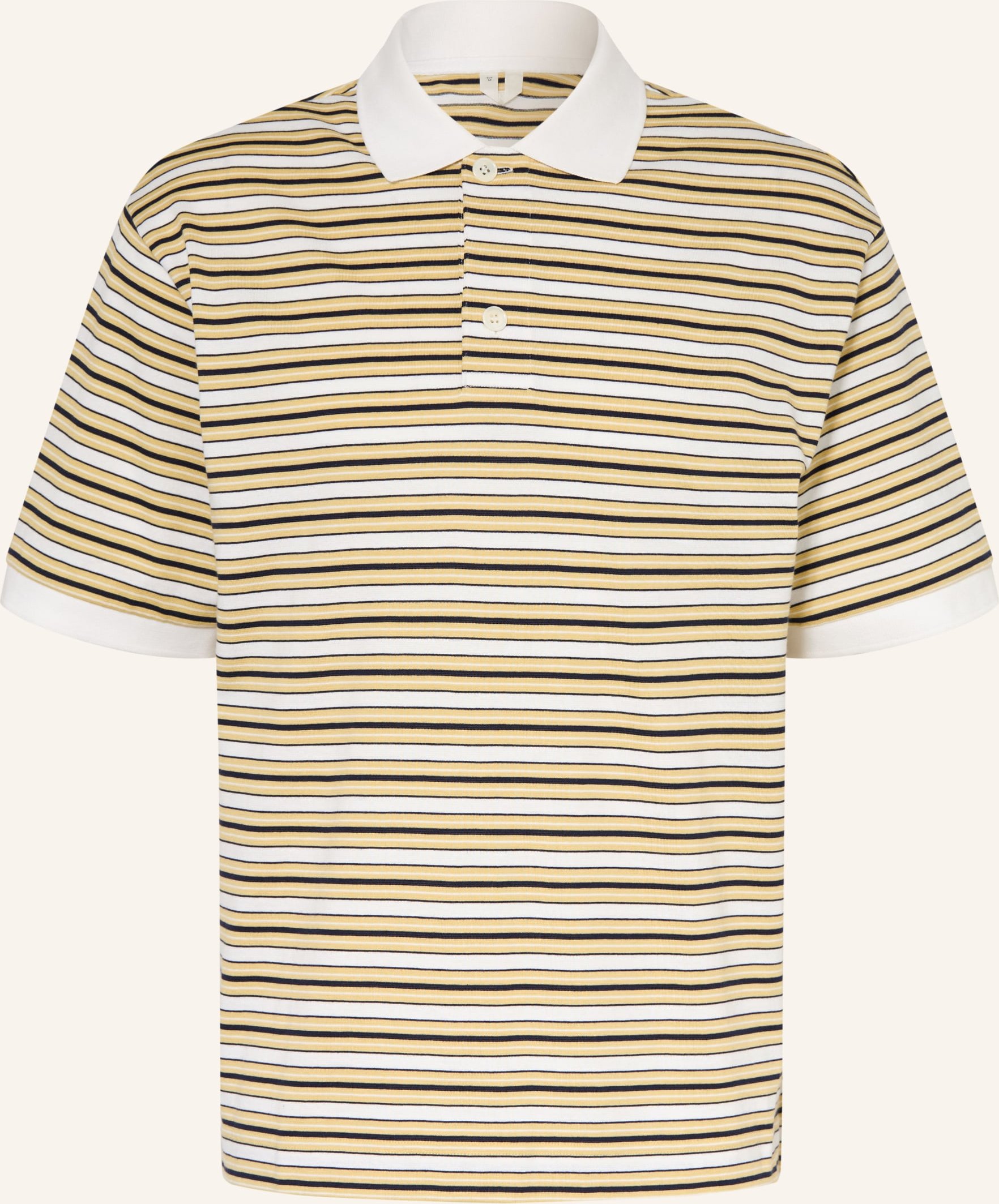 Arket Jersey-Poloshirt gelb