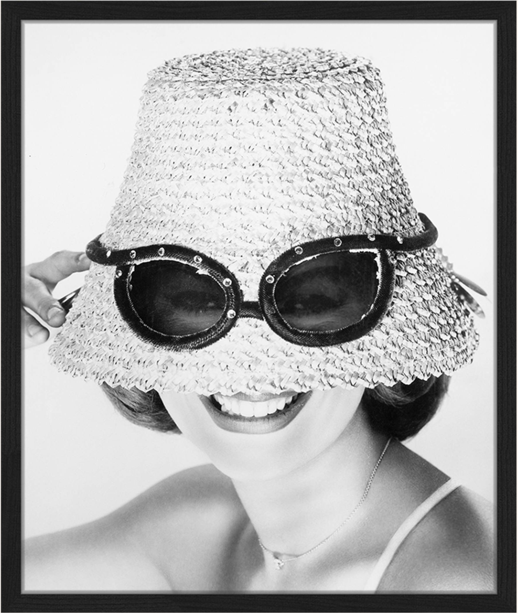 Liv Corday Wandbild Ich Bin Witzig Mit Rahmen schwarz