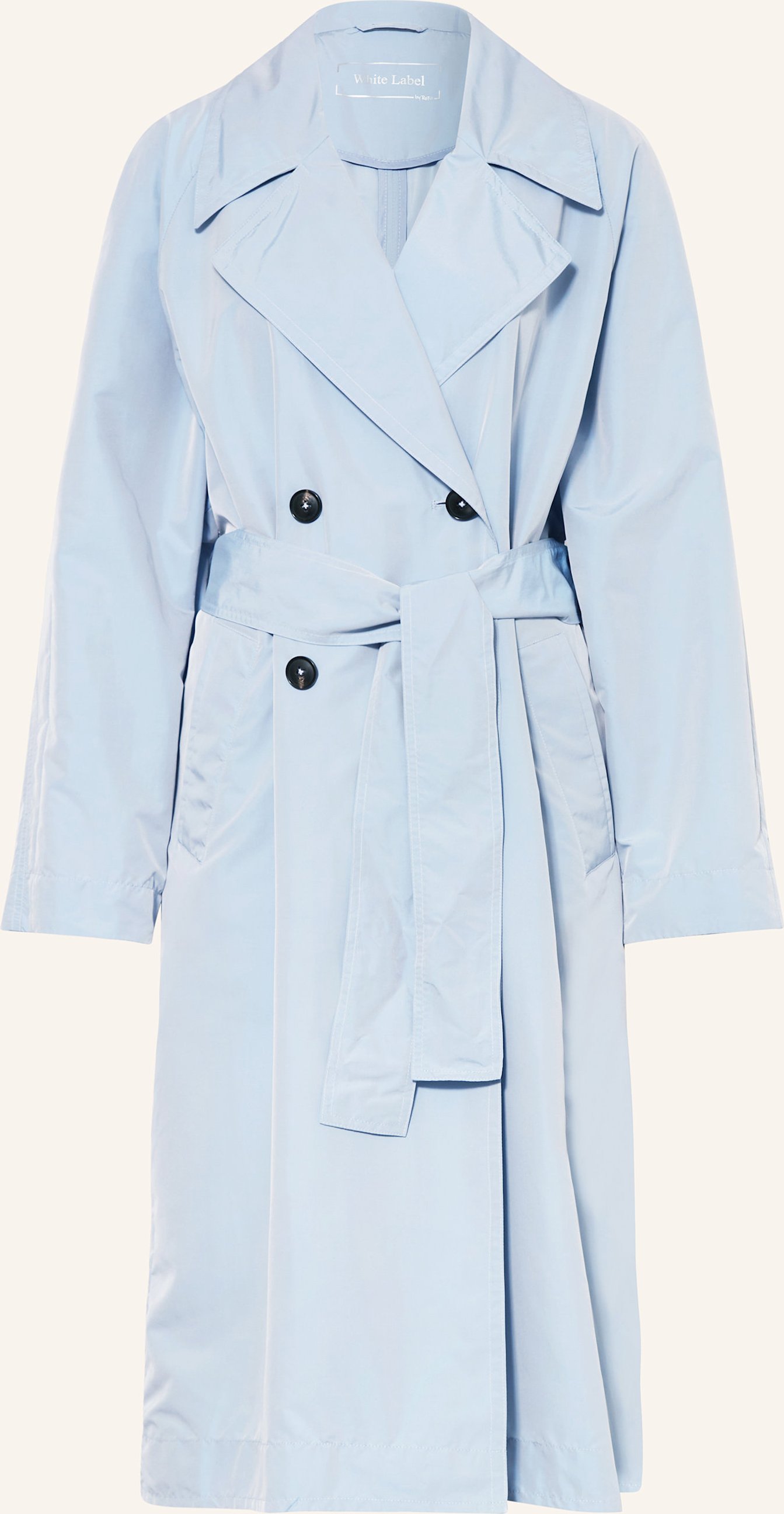 White Label Trenchcoat blau