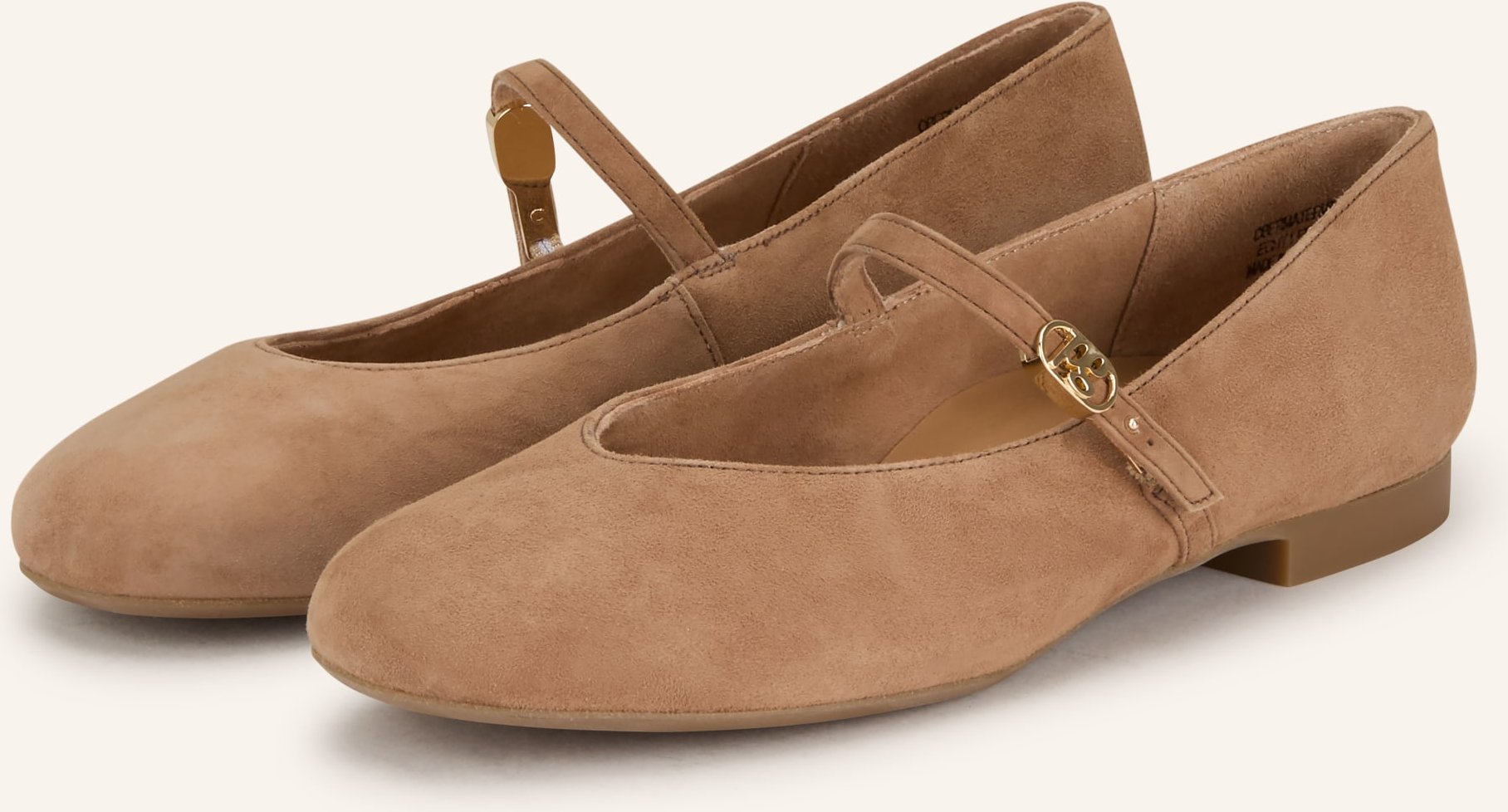 Paul Green Mary-Jane-Ballerinas braun