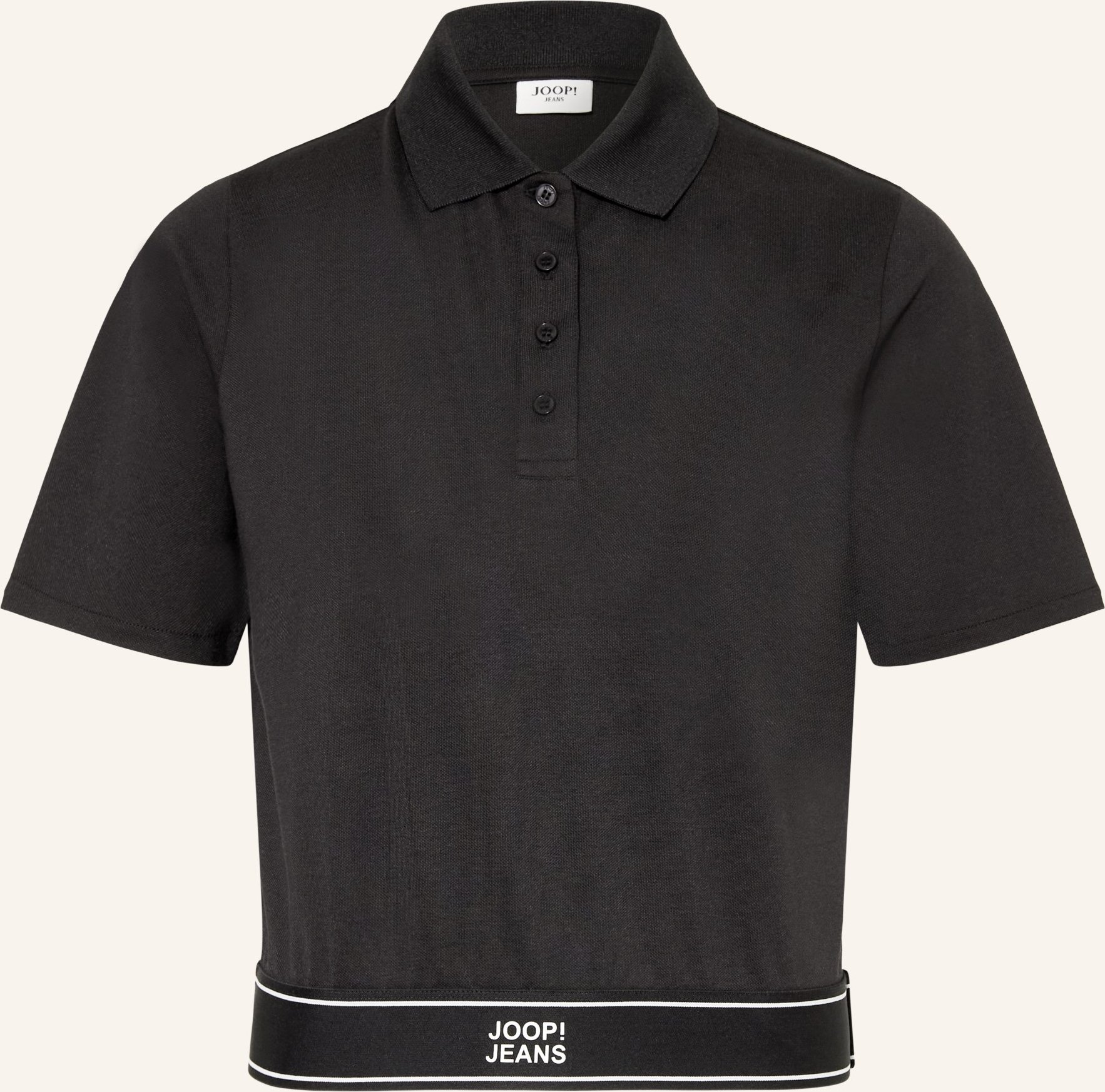 Joop! Jeans Piqué-Poloshirt Talena schwarz
