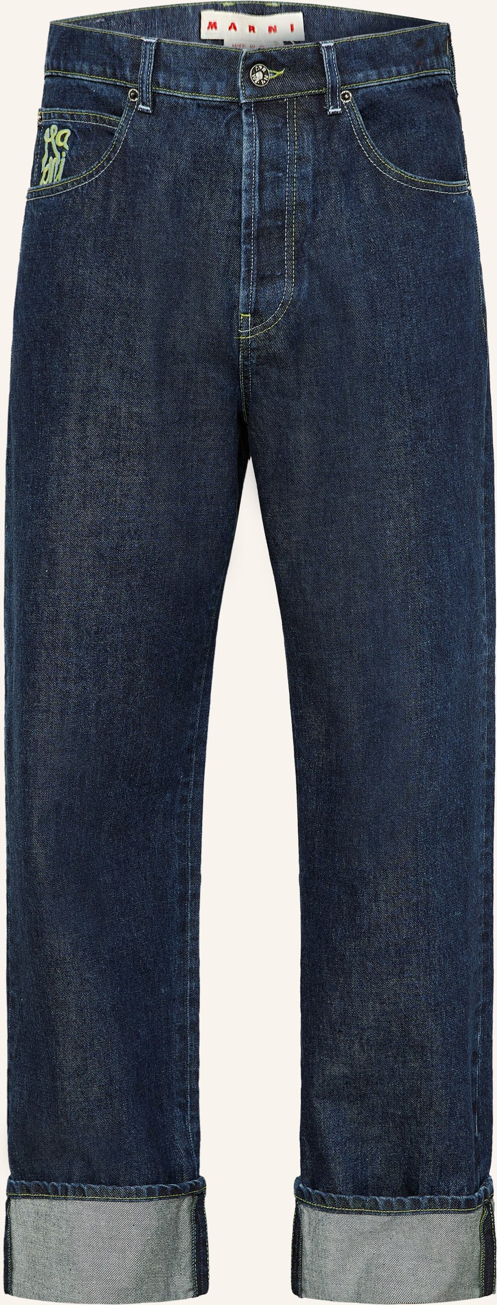 Marni Jeans Regular Fit blau