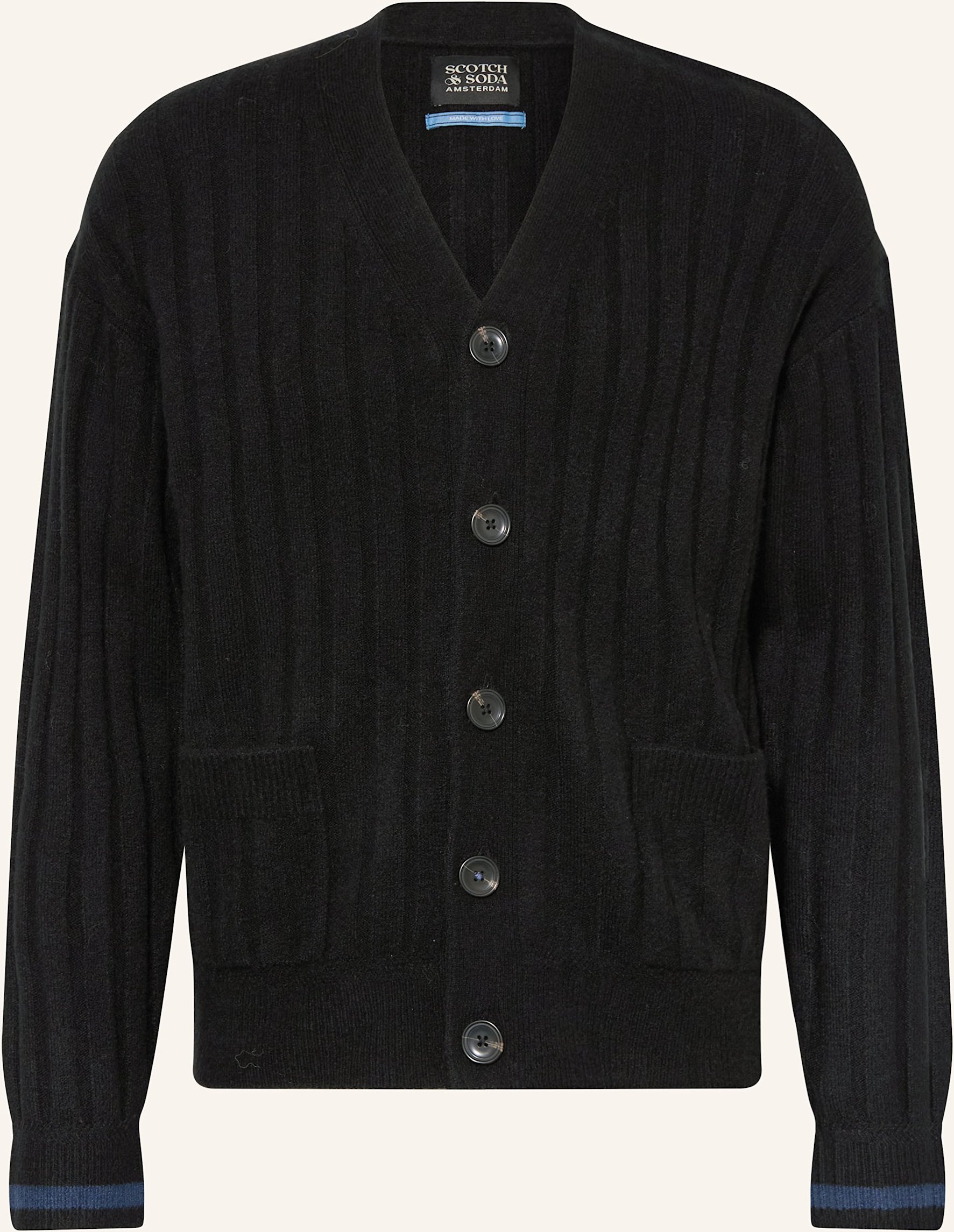 Scotch & Soda Strickjacke schwarz