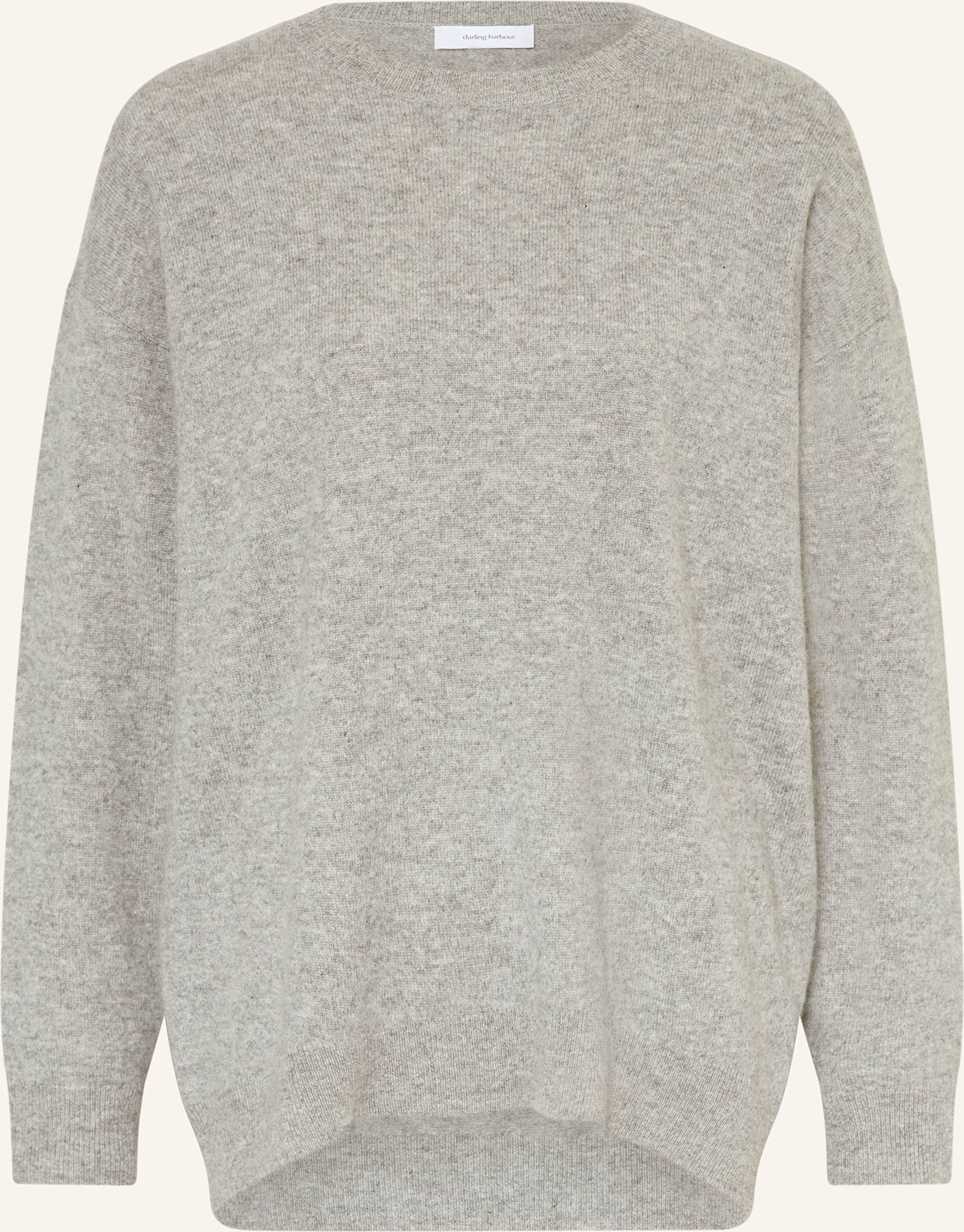 Darling Harbour Cashmere-Pullover grau