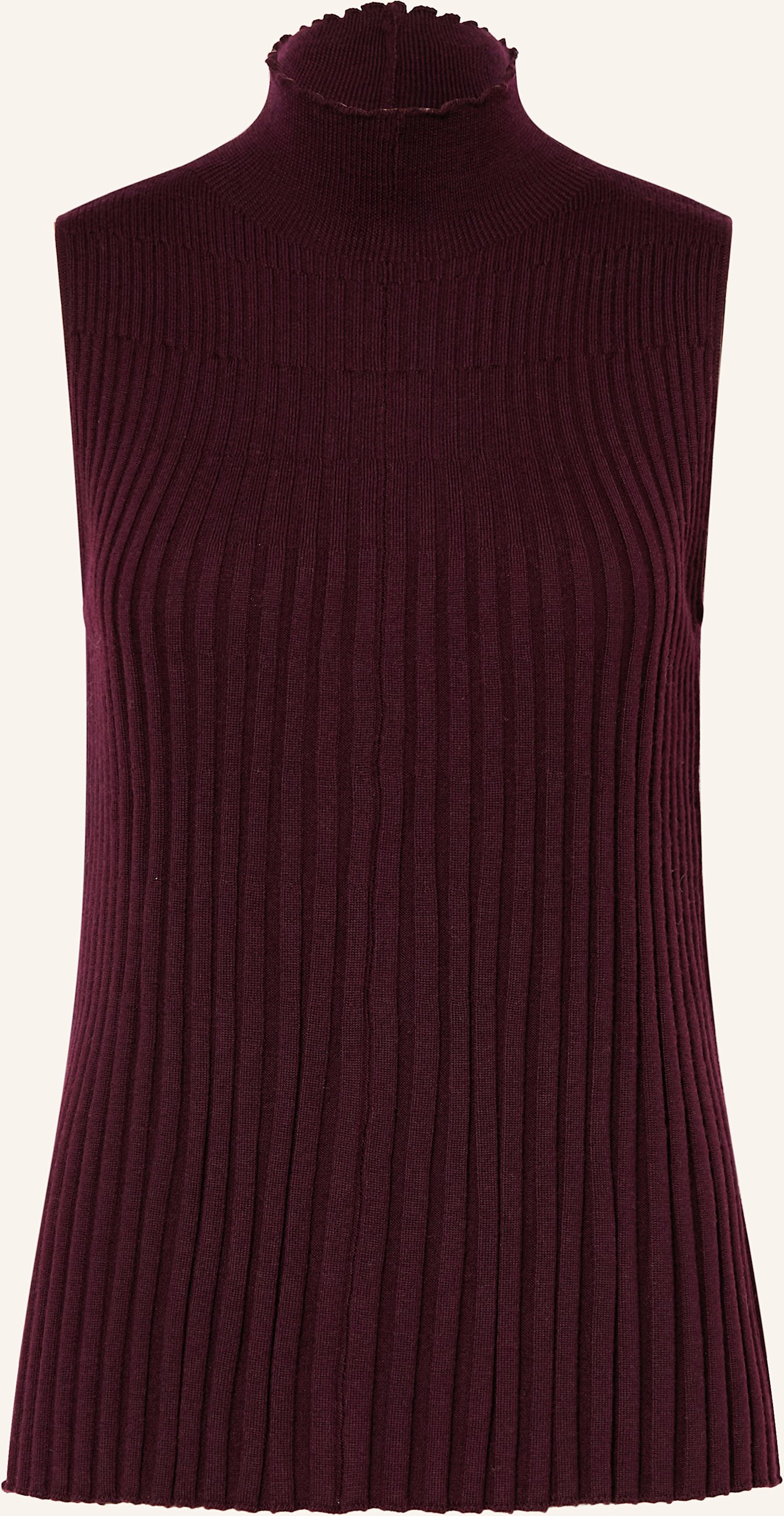 Hemisphere Stricktop Aus Merinowolle rot